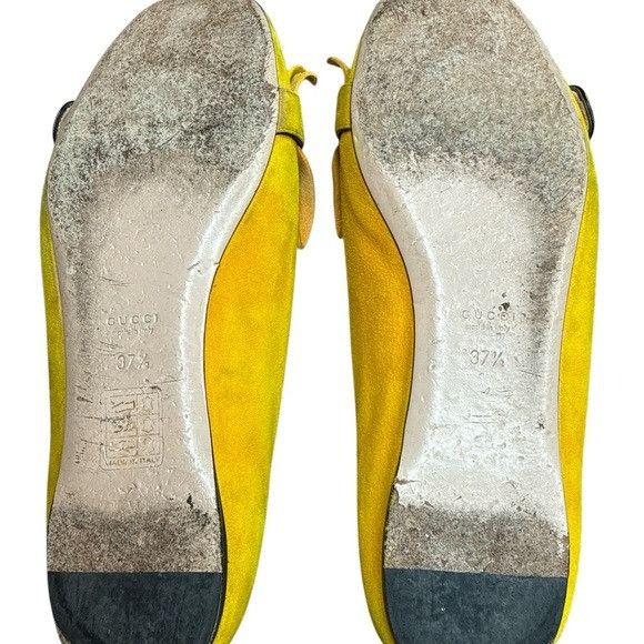 Gucci GUCCI Marmont Kiltie Fringe Loafer Flats EU 37.5 US 7.5 Yell Size US 7.5 / IT 37.5 - 12 Thumbnail
