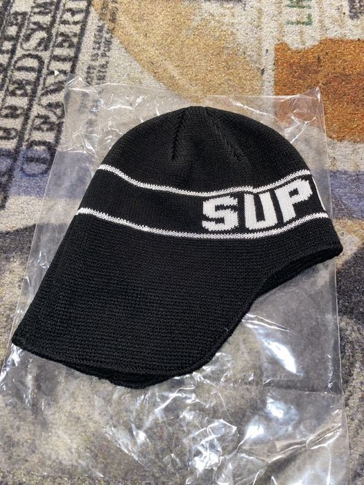 Supreme sales earflap beanie