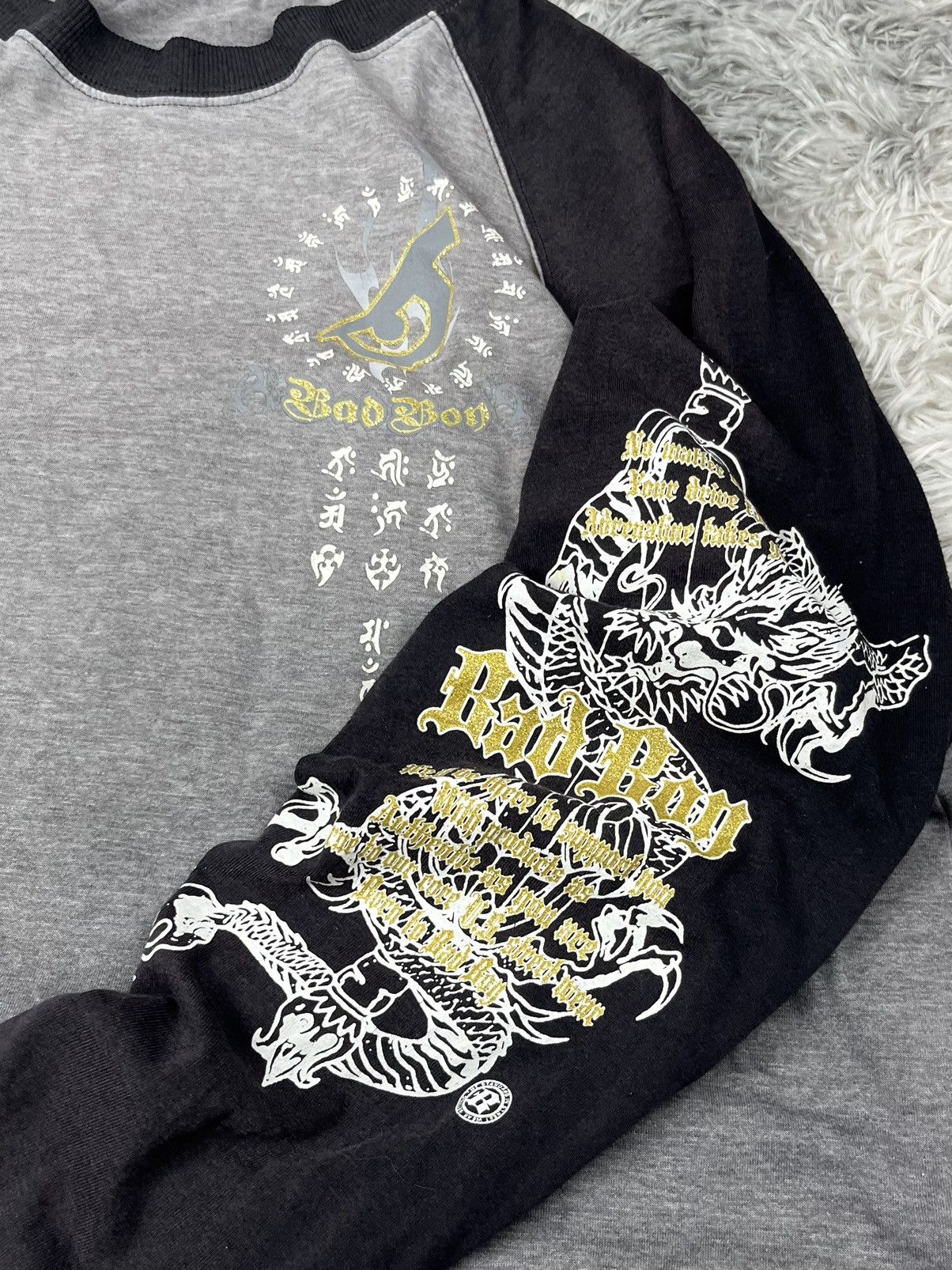 Vintage Vintage Badboy Long Sleeve T-shirt Size US L / EU 52-54 / 3 - 2 Thumbnail