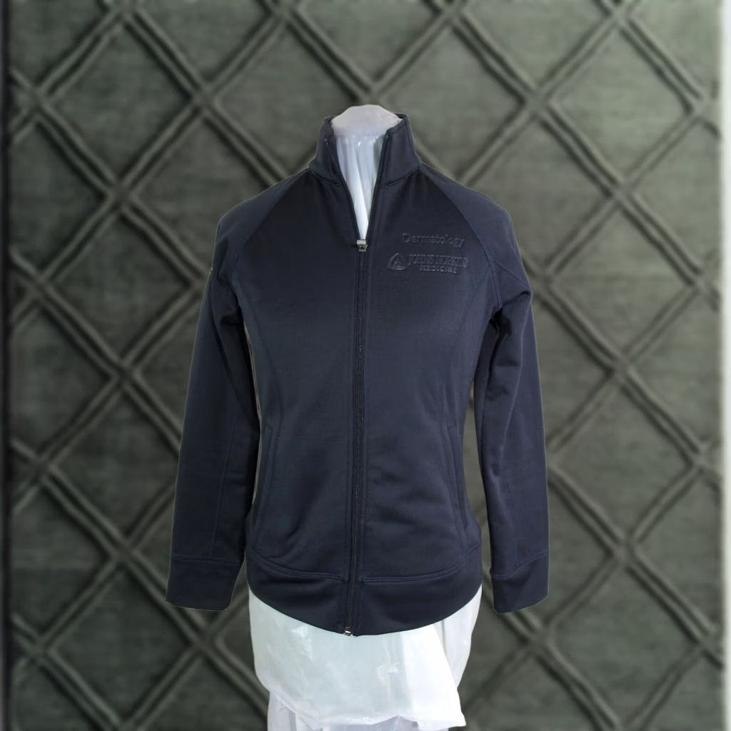 Vintage Elevate JOHN HOPKINS MEDICINE Dermatology Navy Blue Womens Small Jacket Size S / US 4 / IT 40 - 1 Thumbnail