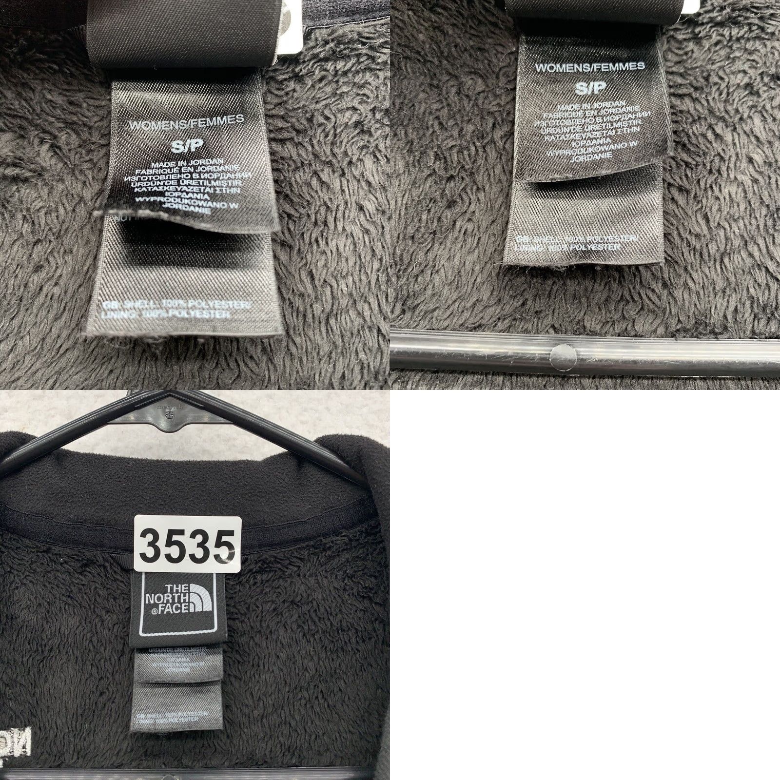 The North Face The North Face Faux Fur Jacket Small Black Fuzzy Fleece Hiking Outdoor Casual Size S / US 4 / IT 40 - 9 Thumbnail