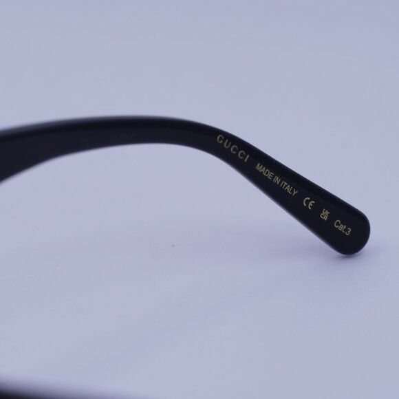 Gucci Gucci GG0980S 001 Sunglasses Black Square Frame Size ONE SIZE - 7 Thumbnail