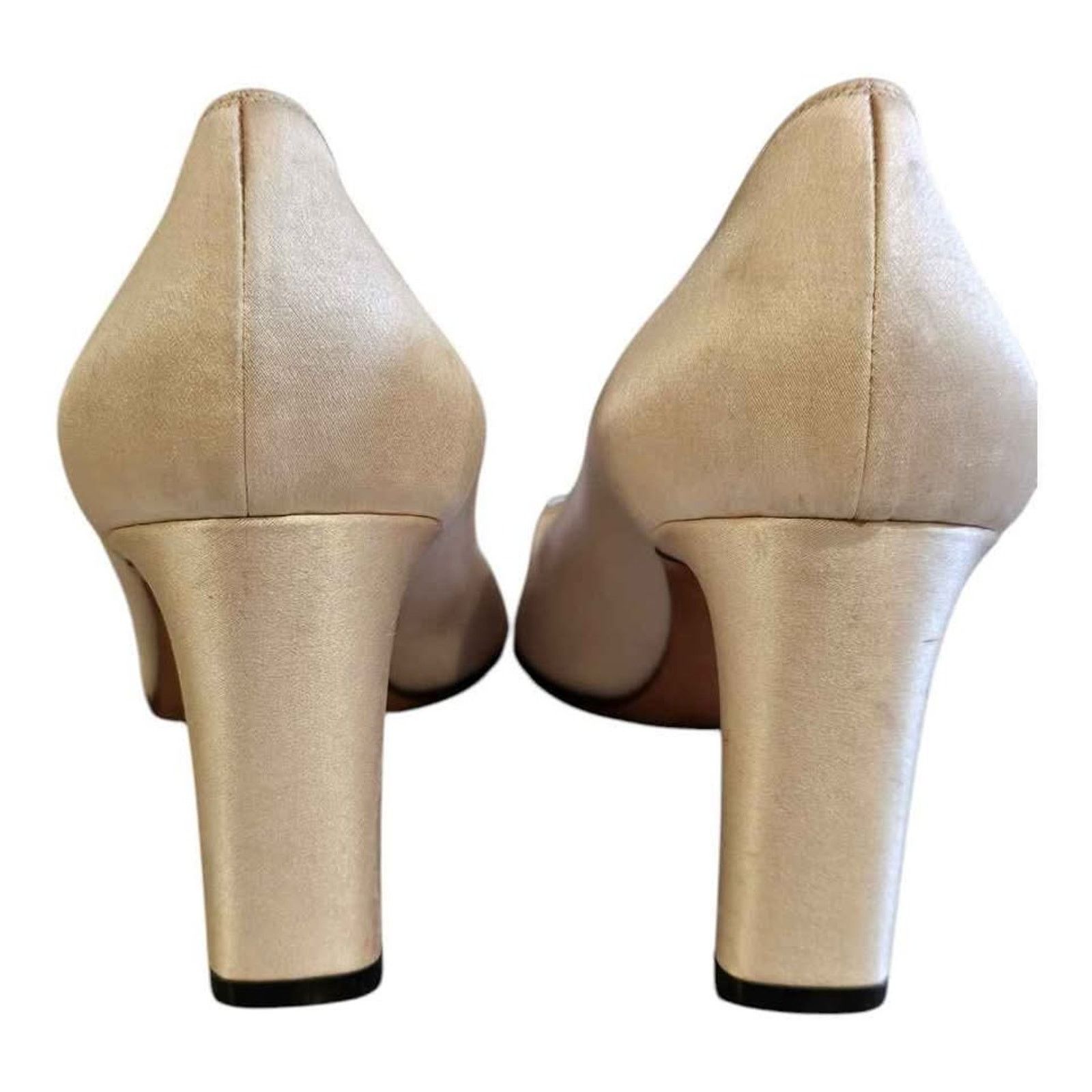 St. John St. John Satin Pumps Heels 7 Size US 7 / IT 37 - 4 Thumbnail