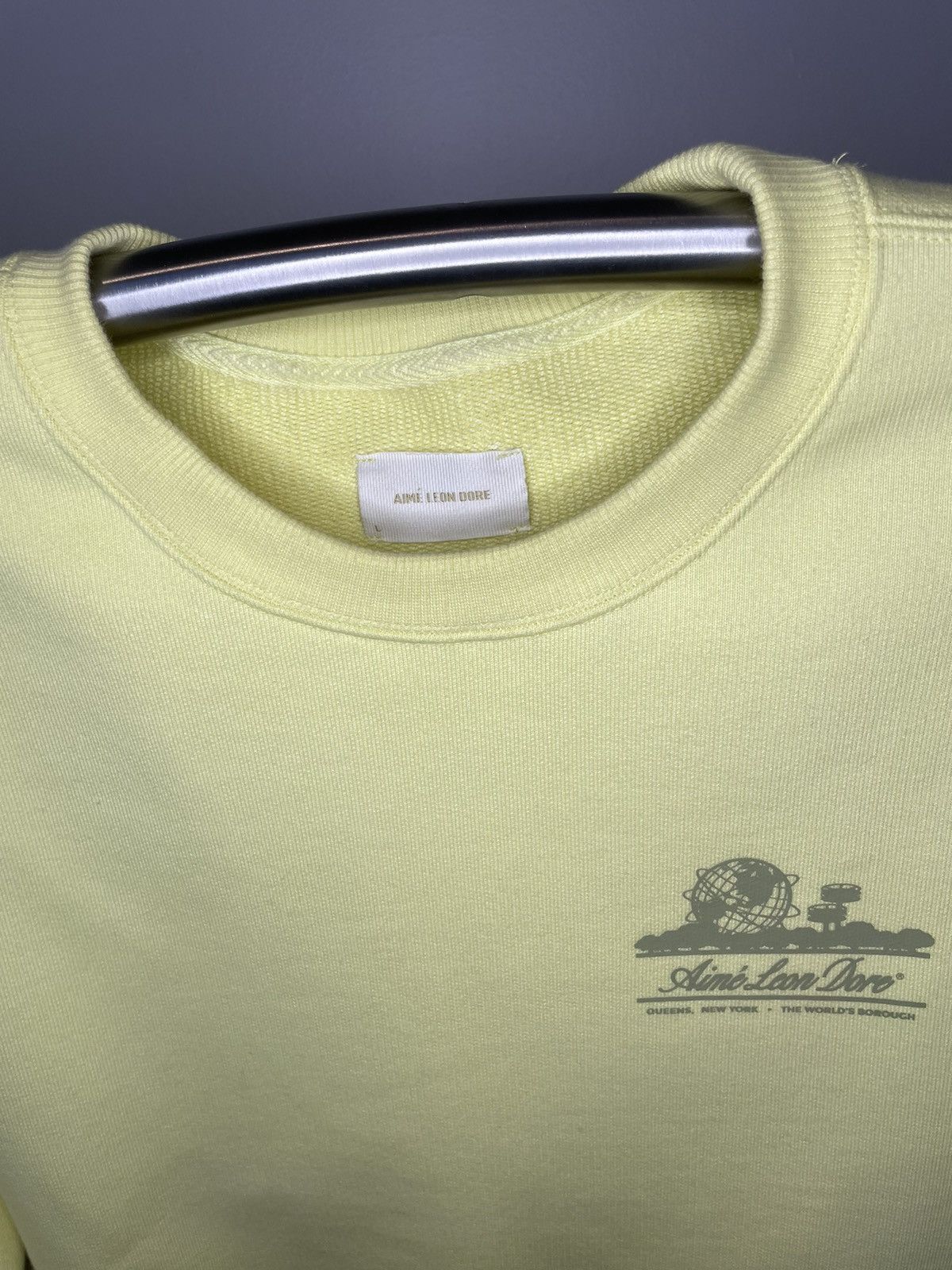 Aime Leon Dore Embossed Unisphere Crewneck Sweatshirt Size US L / EU 52-54 / 3 - 2 Thumbnail