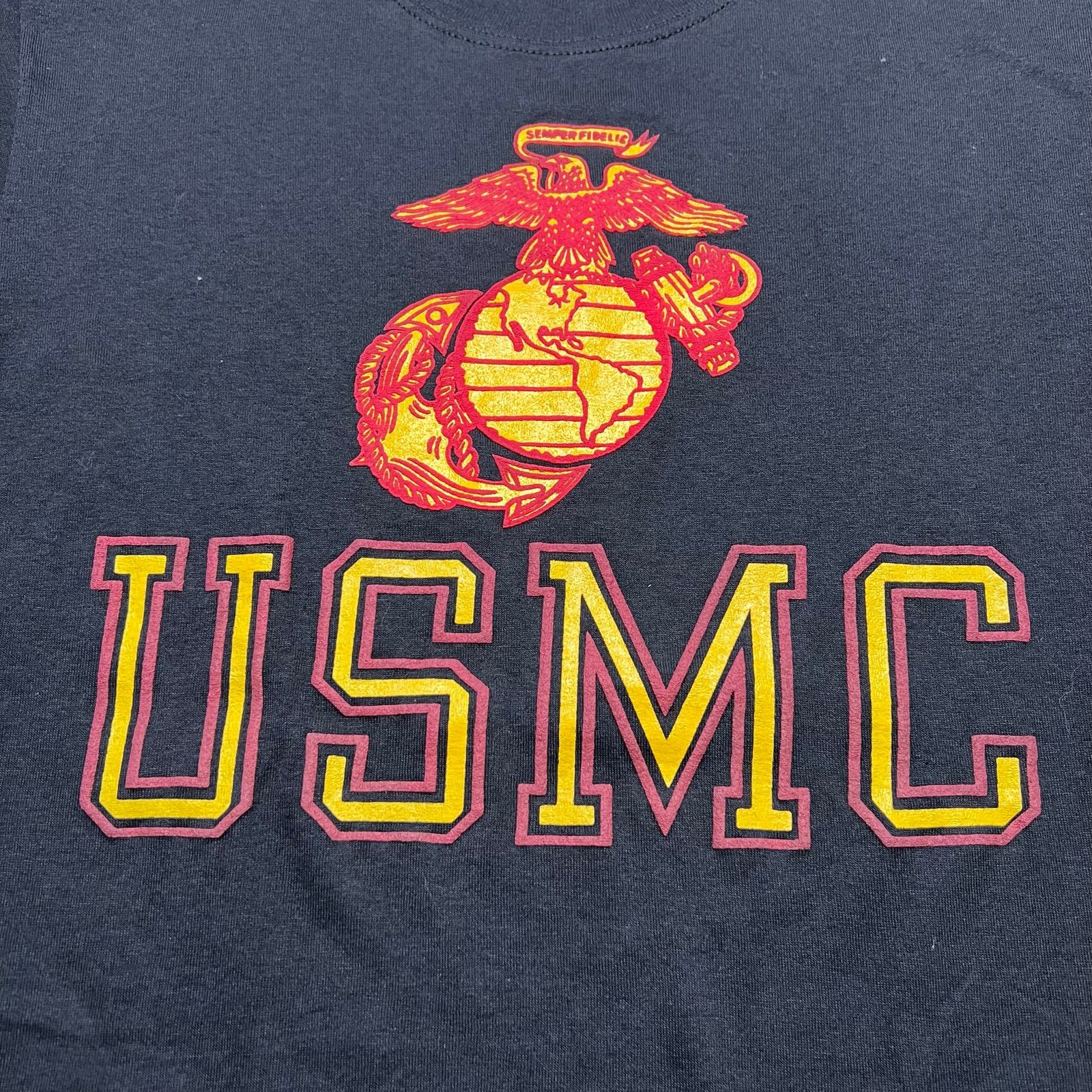 Vintage Vintage USMC T Shirt Marine Corps Eagle Globe Anchor USA M Size US M / EU 48-50 / 2 - 2 Thumbnail