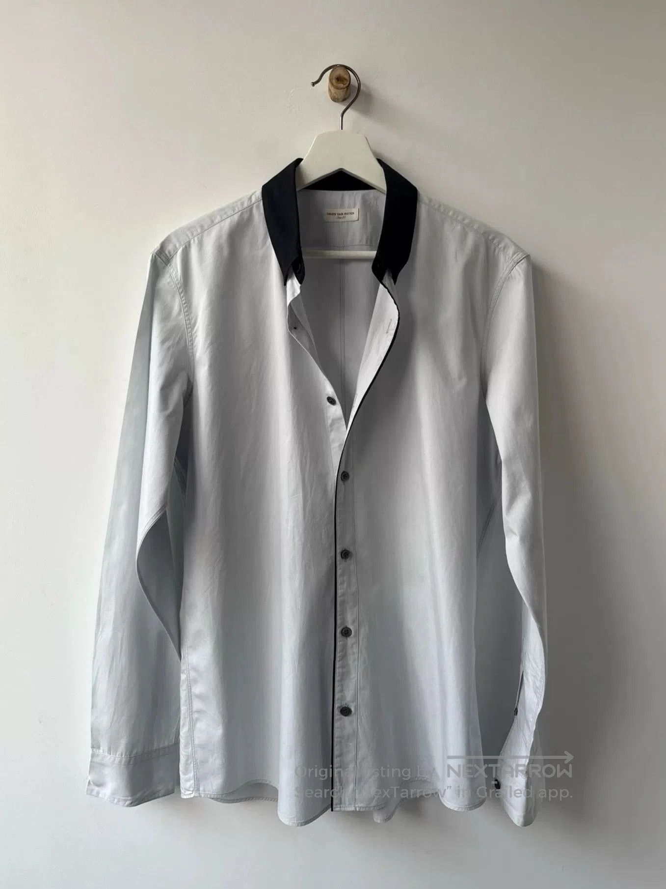 Dries Van Noten dries van noten black and gray shirt. Size US M / EU 48-50 / 2 - 1 Thumbnail
