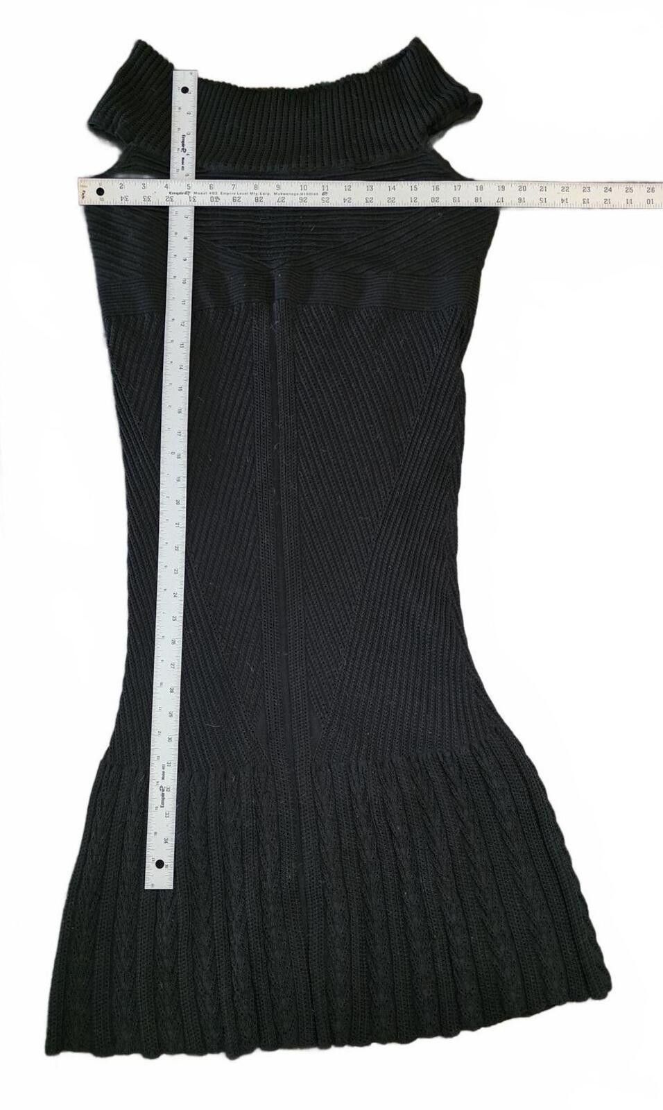 Other Torrid Black Sleeveless Midi Bodycon Cable Knit Dress Size 3 Size 3XL / US 20-22 - 7 Thumbnail