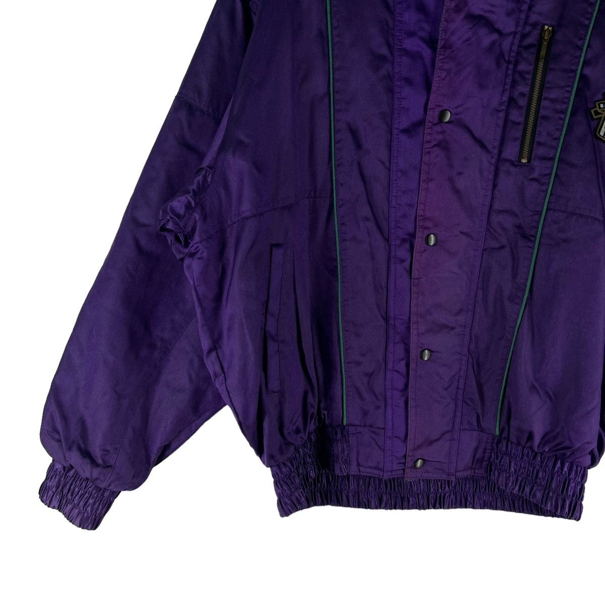 Japanese Brand 🔥Vintage Bomber Jacket Nylon Cutter Sports Racing Concept Size US S / EU 44-46 / 1 - 3 Thumbnail