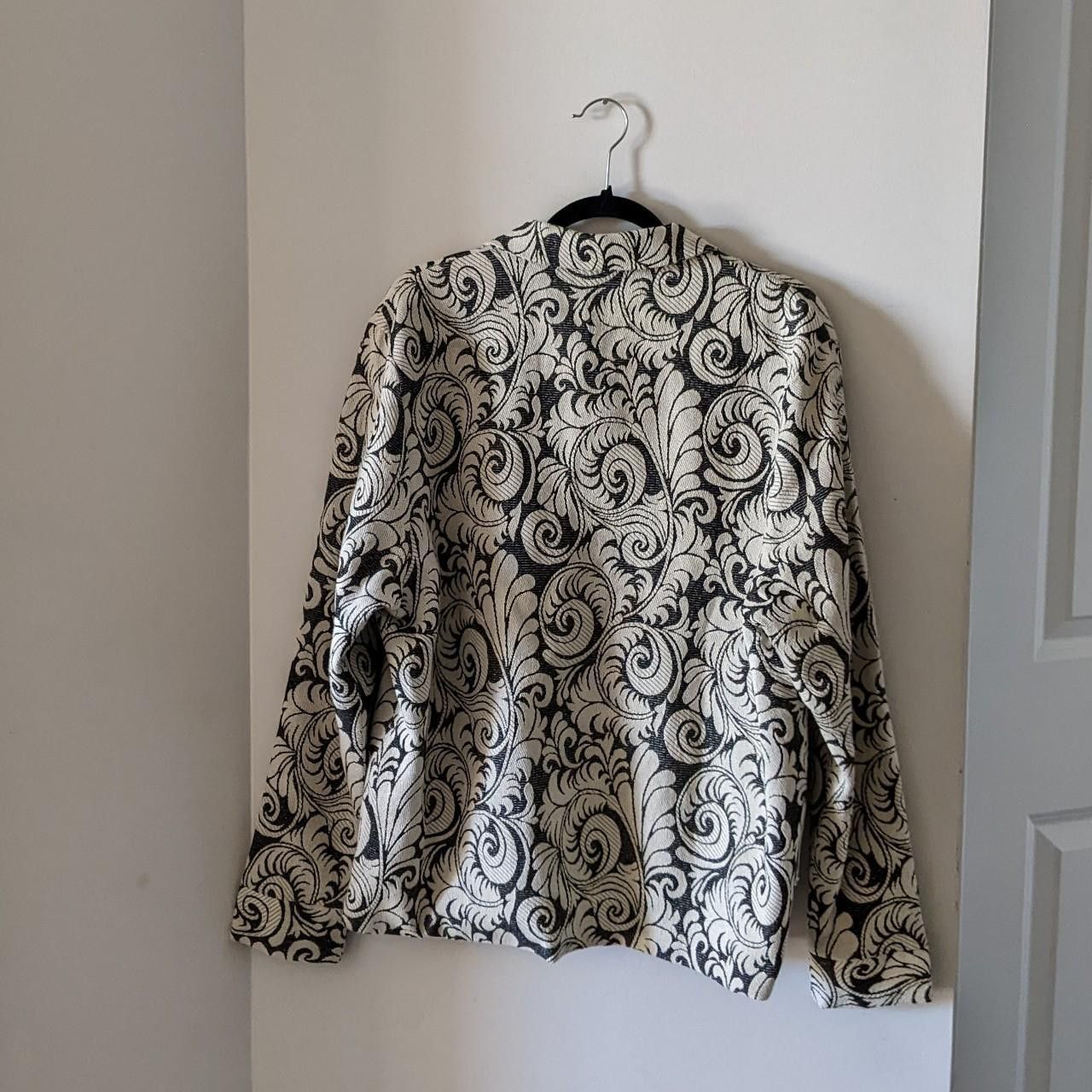 Other Black & White Floral Jacket Size US L / EU 52-54 / 3 - 7 Thumbnail