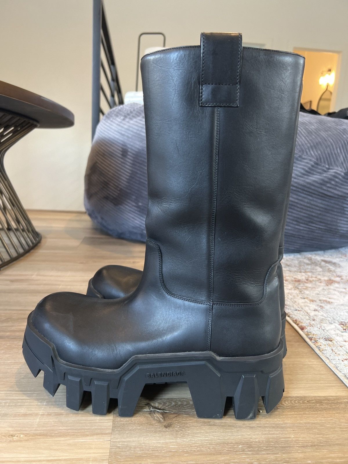 Balenciaga rain bulldozer boots