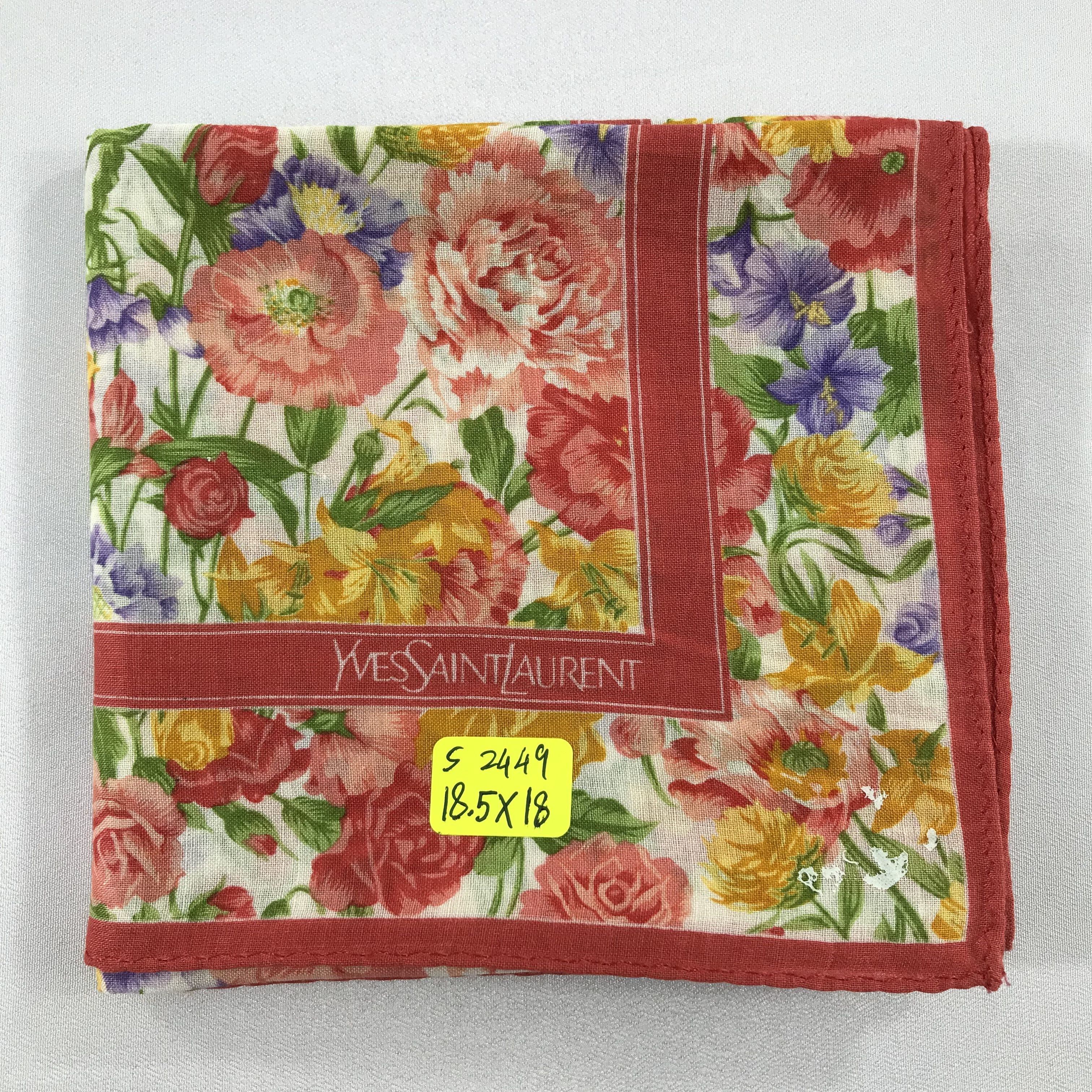 Vintage × Yves Saint Laurent Yves Saint Laurent Bandana / Handkerchief /Neckerchief -2449 Size ONE SIZE - 5 Thumbnail