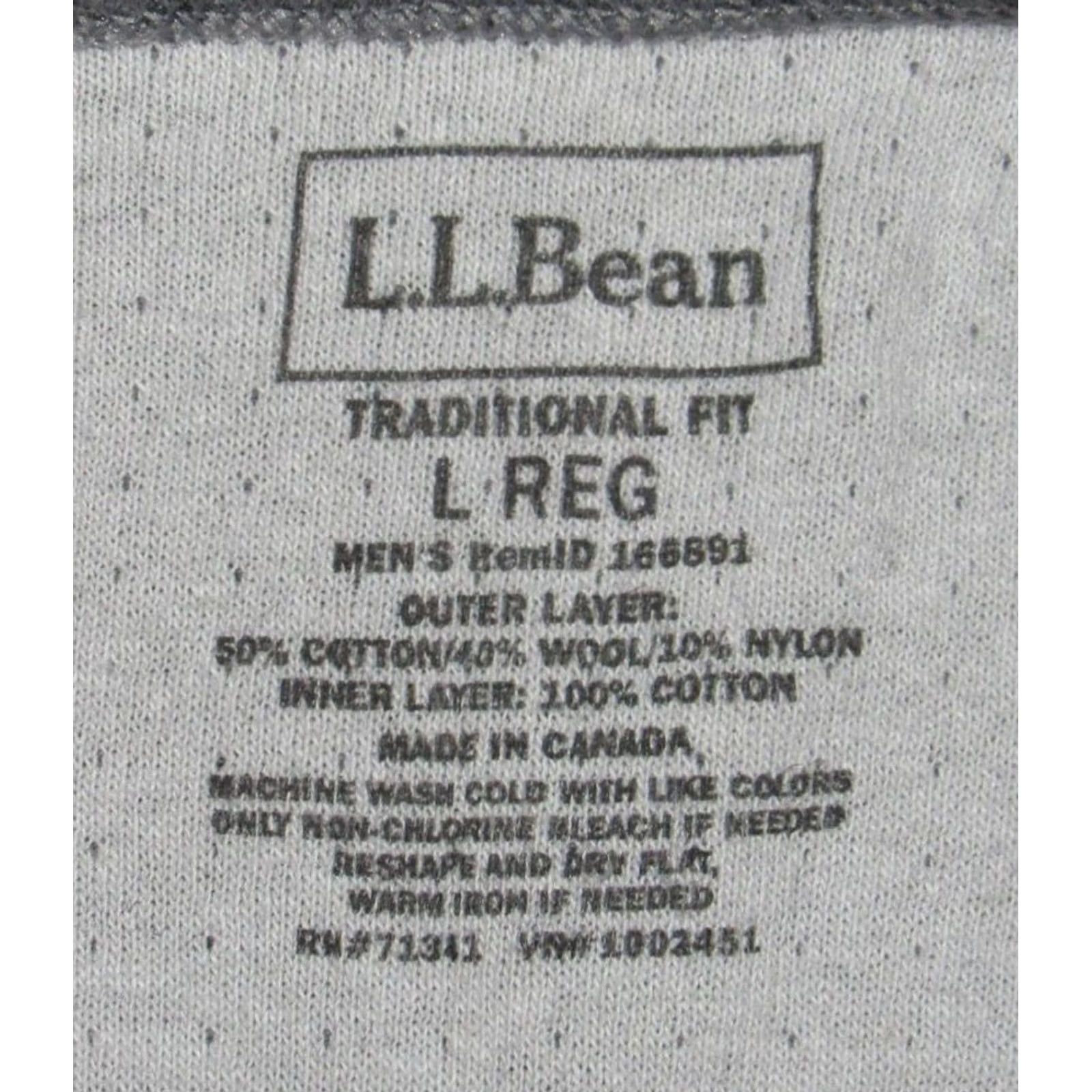 Vintage LL BEAN Grey Wool Blend Long Sleeve River Drivers Henley Shirt Large Size US L / EU 52-54 / 3 - 3 Thumbnail