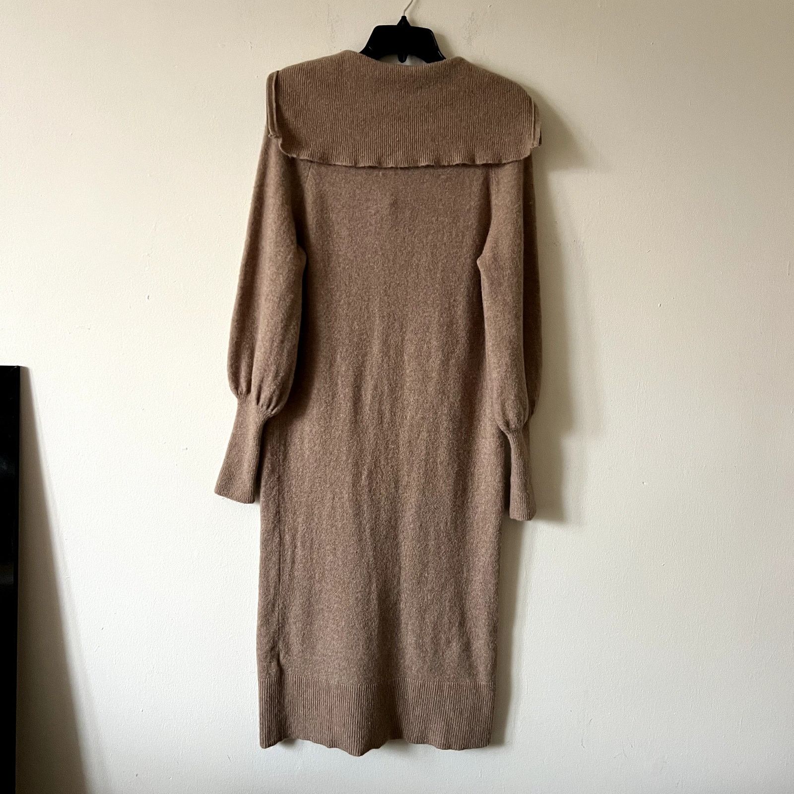 J.Crew J.Crew Half-zip midi sweater-dress in supersoft yarn beige Size S / US 4 / IT 40 - 7 Thumbnail