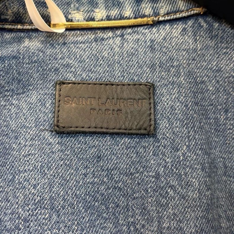 Yves Saint Laurent Yves Saint Laurent YSL Vintage Buffalo Denim Jacket Size X Size US XS / EU 42 / 0 - 5 Thumbnail