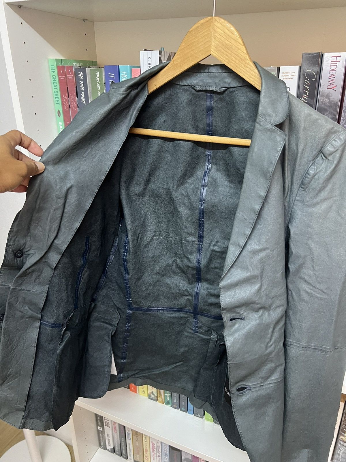 Emporio Armani Emporio Armani Lamb Leather Jacket Size US S / EU 44-46 / 1 - 2 Thumbnail