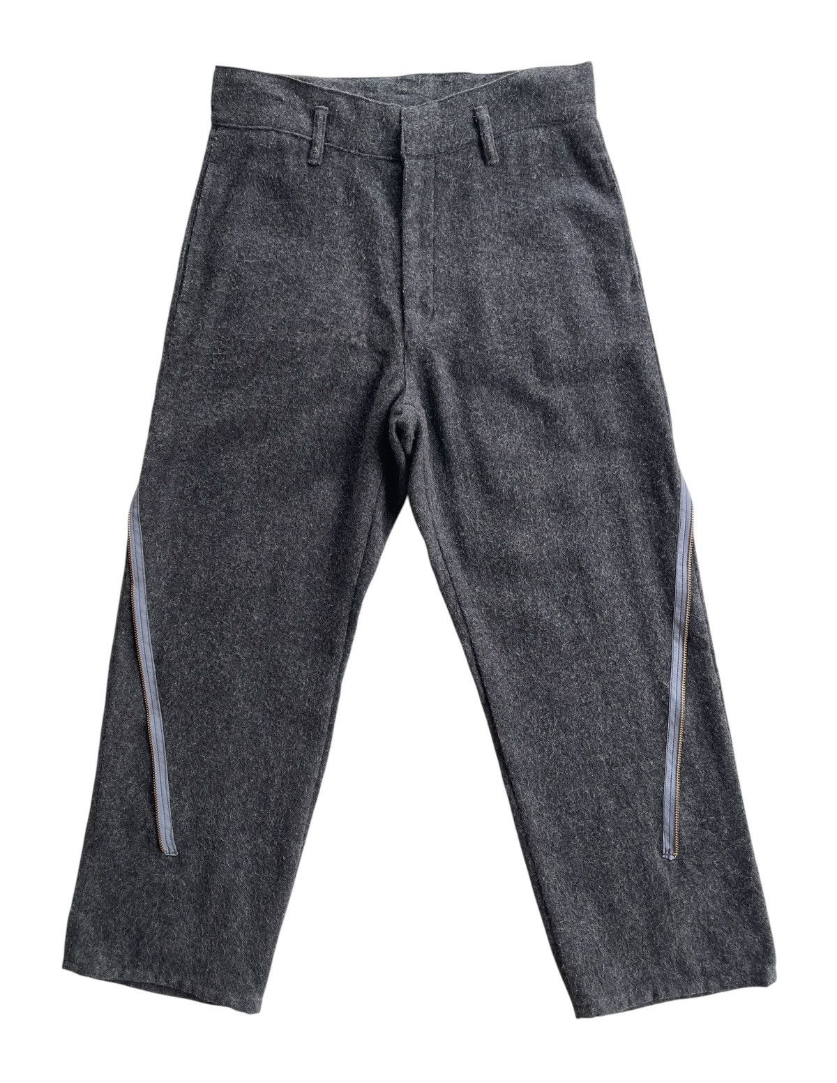 Japanese Brand Highwaist Baggy Layered Yohji Yamamoto Style Trousers Size US 33 - 4 Thumbnail