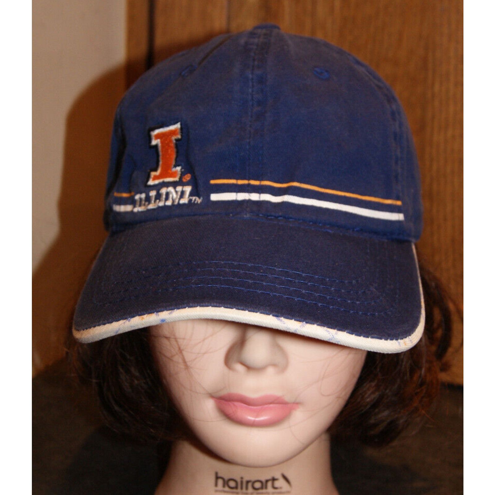 Signatures VTG Y2K ILLINOIS FIGHTING Ladies Fit Strapback Hat Cap Women Size ONE SIZE - 3 Thumbnail