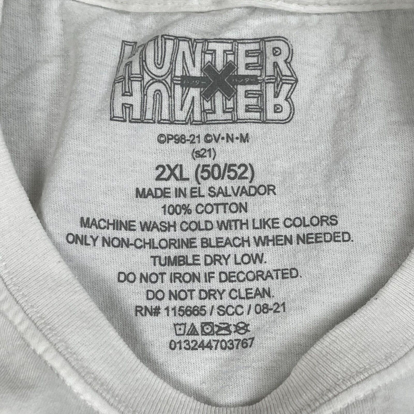 Other Hunter X Hunter Anime T- Shirt 2XL Adult Men Size US XXL / EU 58 / 5 - 4 Thumbnail