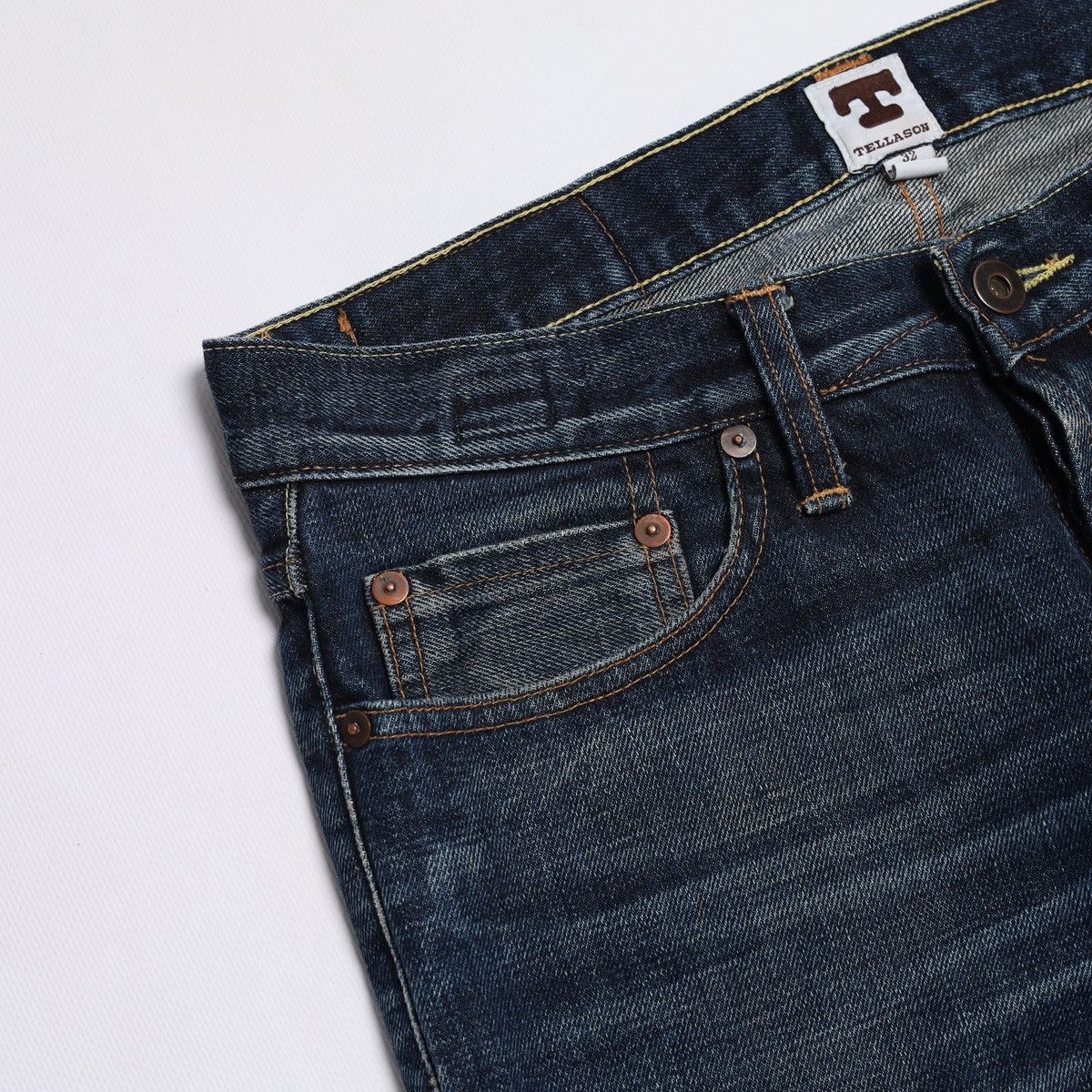 Tellason Tellason made in USA Selvedge Denim Jeans Pants slim tapered Size US 32 / EU 48 - 7 Thumbnail