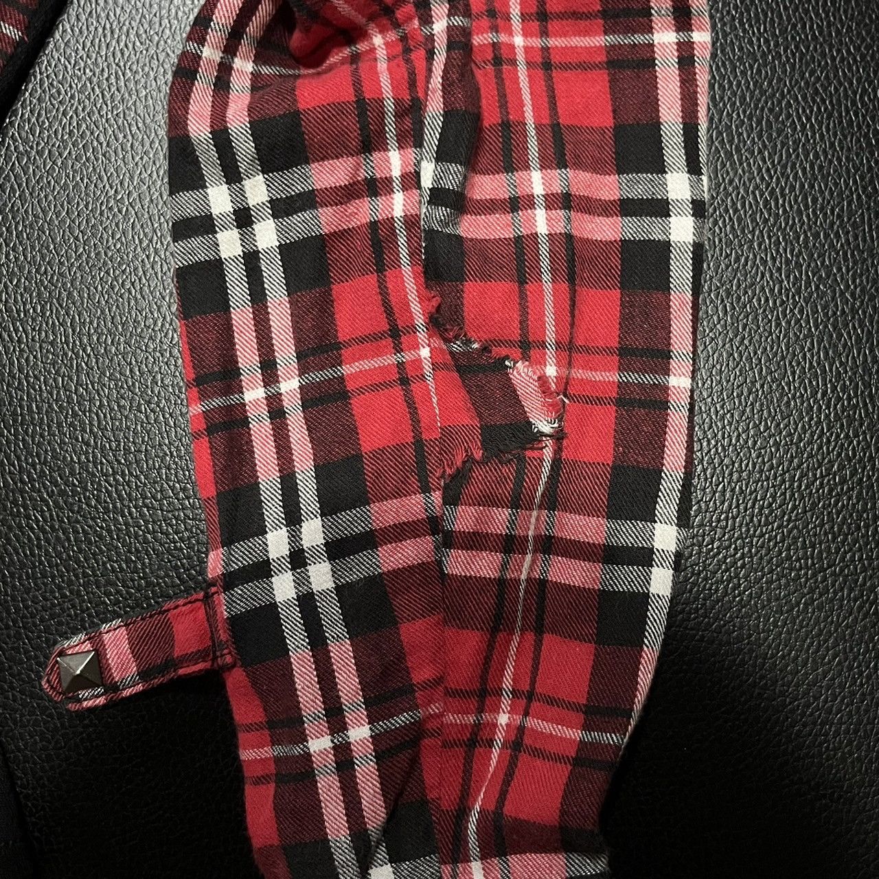 Japanese Brand Clone Devgru Visual Kei Japanese Style Red Plaid Zip Hooded Size M / US 6-8 / IT 42-44 - 13 Thumbnail