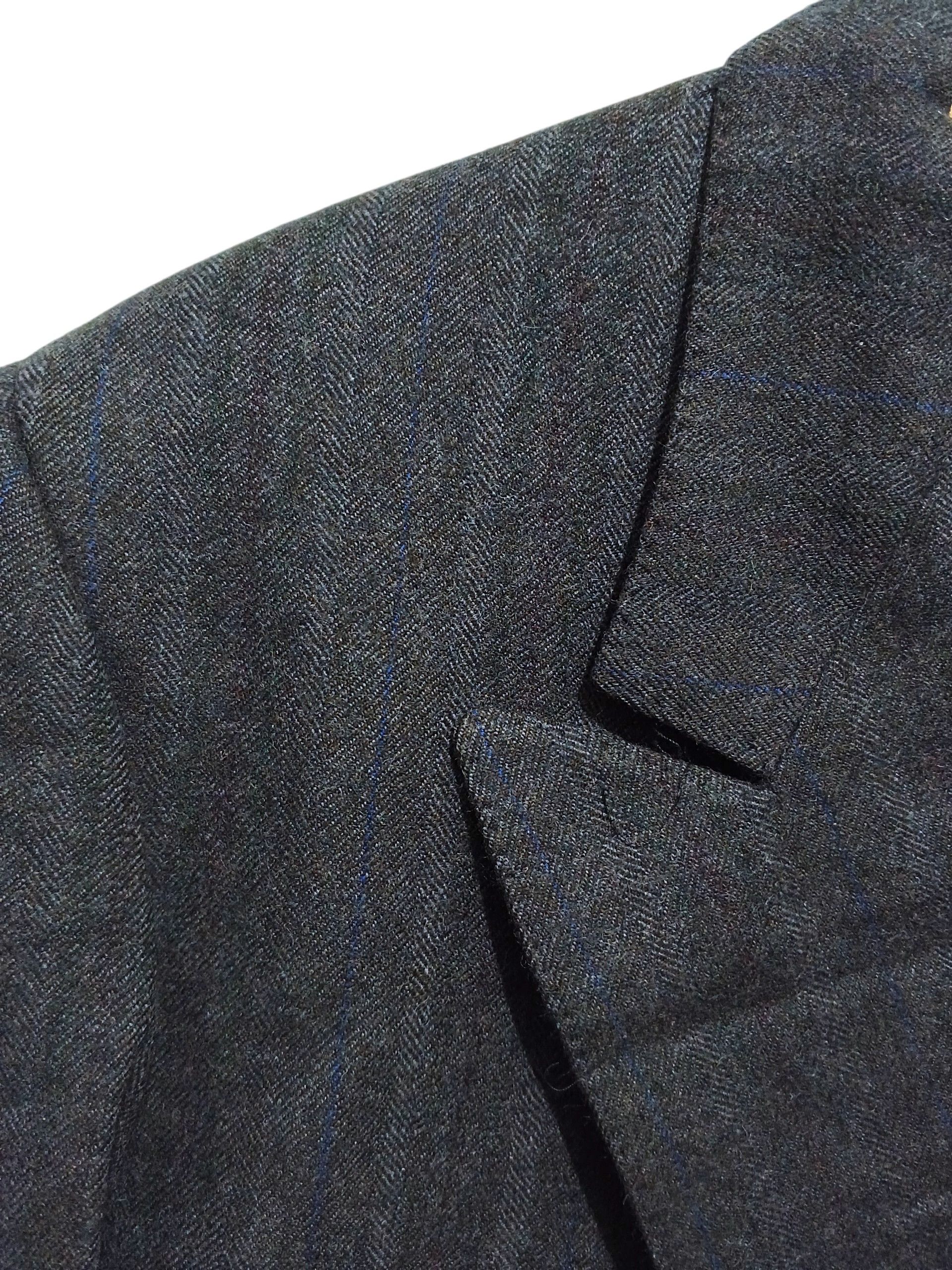 Valentino Valentino Uomo 80-90s Wool Double Breasted suit set up Size 48R - 6 Thumbnail