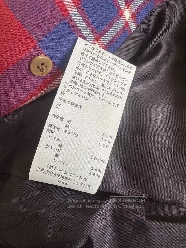 Vivienne Westwood Vivienne Westwood Red Plaid Suit Jacket Size S / US 4 / IT 40 - 6 Thumbnail