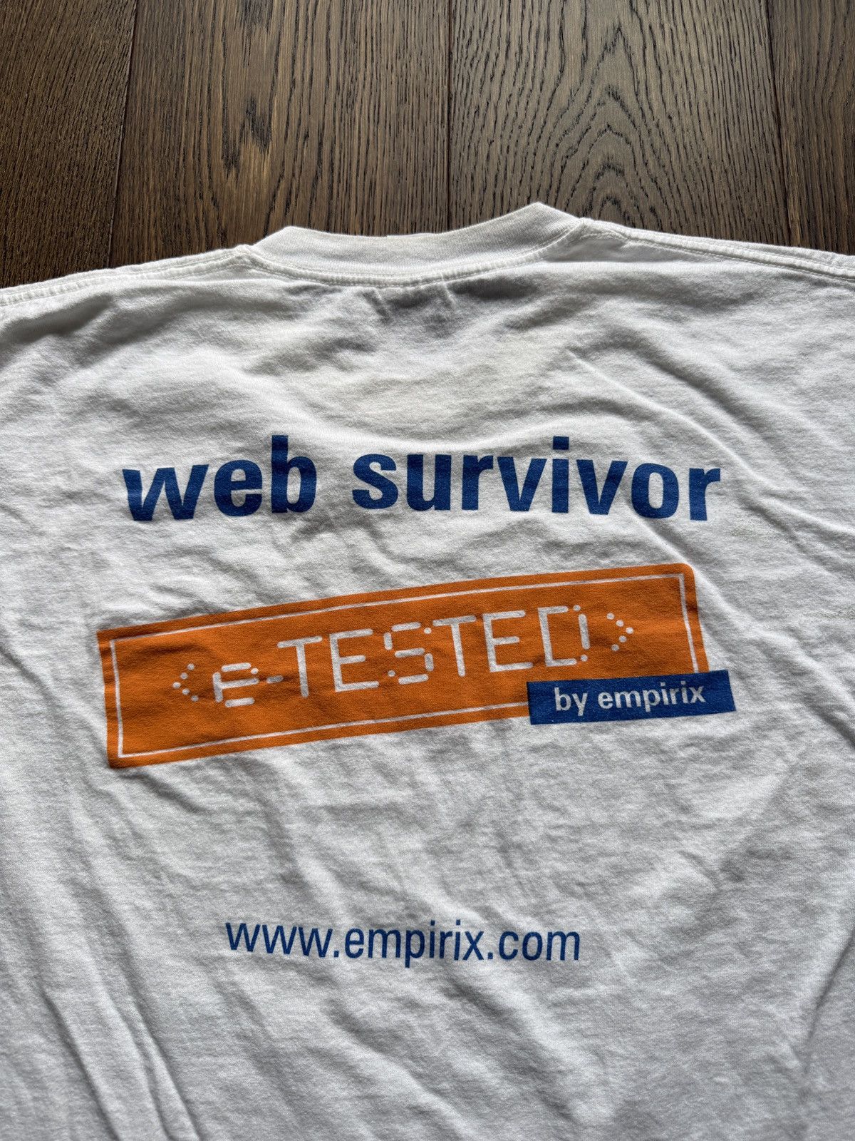 Vintage Vintage Y2K Web Survivor Tech Company Graphic Tee Size US XL / EU 56 / 4 - 4 Thumbnail