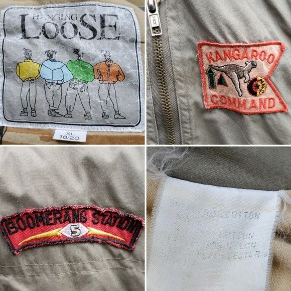 Vintage Vintage 90s y2k Khaki Insulated Outback Australia Kangaroo C Size US S / EU 44-46 / 1 - 6 Thumbnail