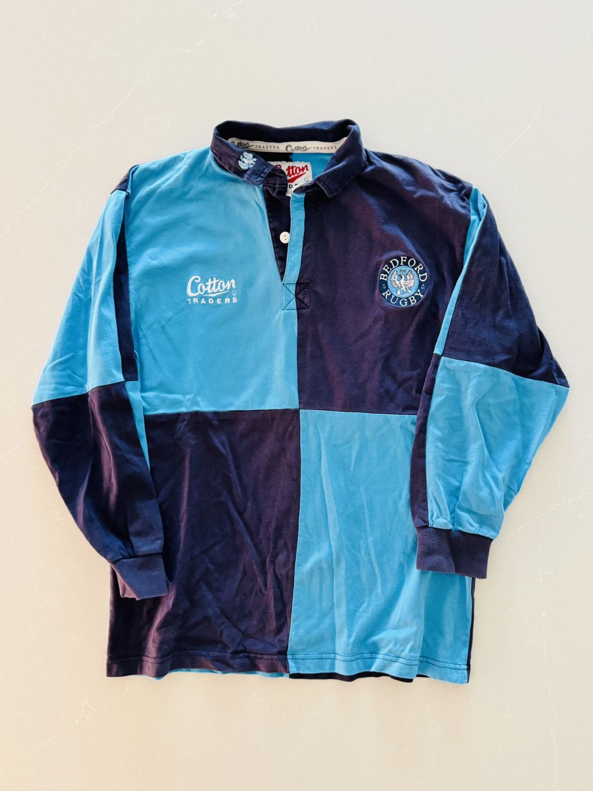 Cotton Traders Vintage Cotton Traders Bedford Blues England Rugby Jersey Size US M / EU 48-50 / 2 - 1 Thumbnail