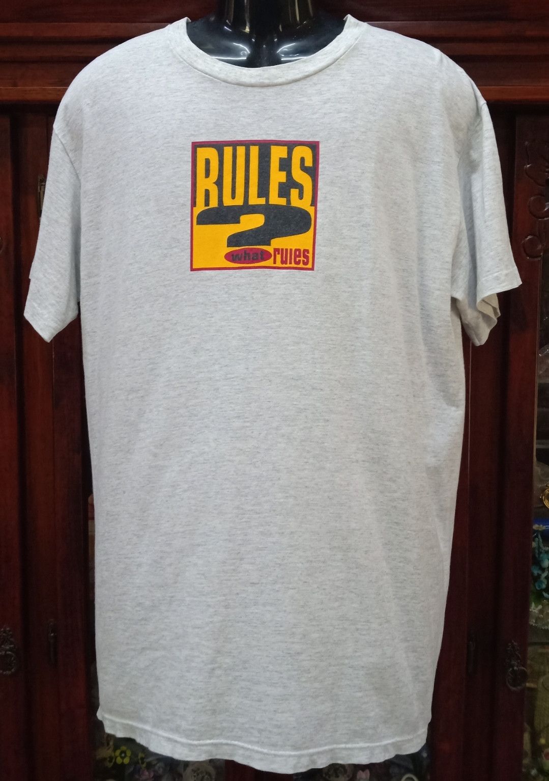 Rap Tees × Vintage Vintage 90s No Rules T-shirt Size US L / EU 52-54 / 3 - 2 Thumbnail