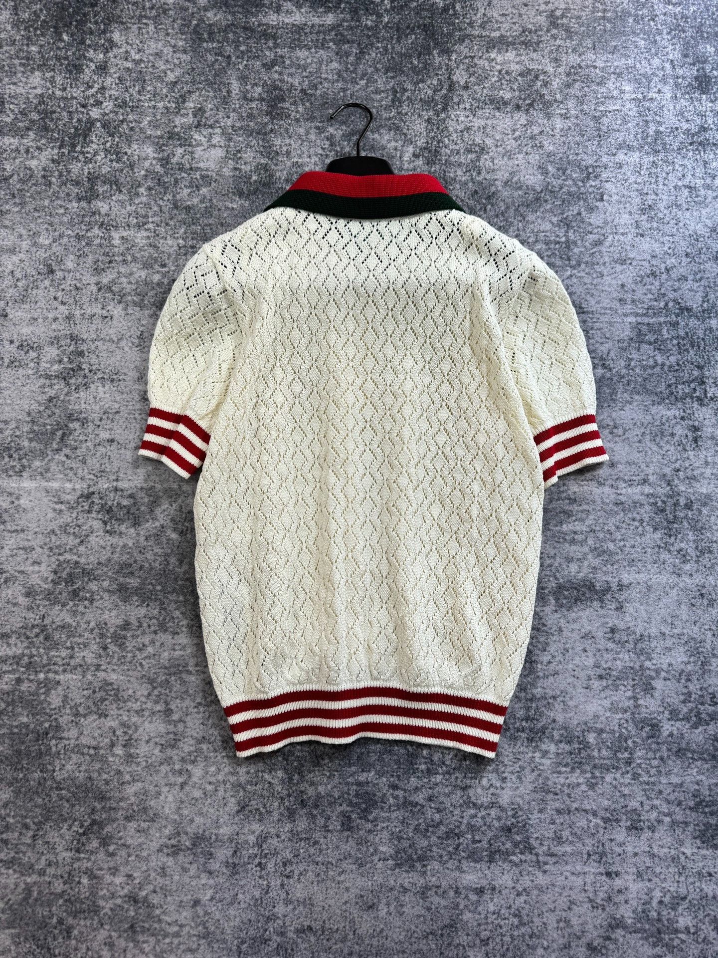 Gucci Gucci Little fragrance style knitted hollow short-sleeved p Size US L / EU 52-54 / 3 - 2 Thumbnail
