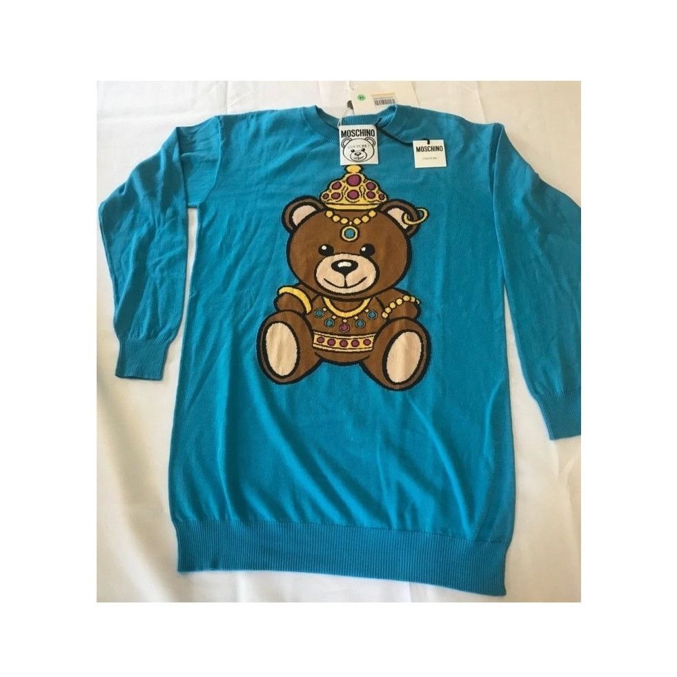 Moschino SS17 Moschino Couture Jeremy Scott CROWNED JUMPER SWEATER Size XXS / US 00 / IT 34 - 5 Thumbnail