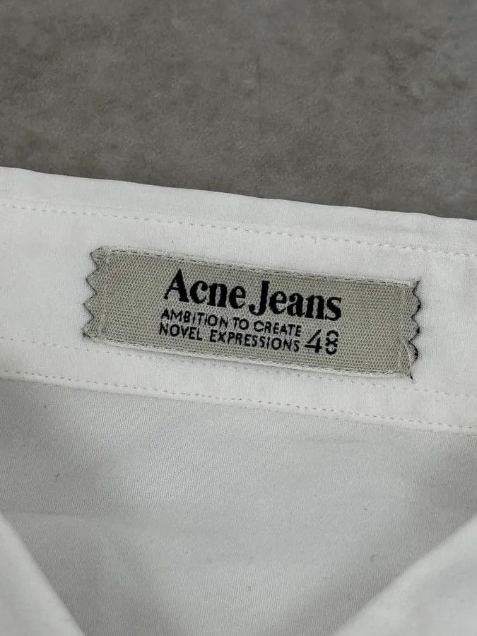 Acne Studios SS2008 Acne Studios White Minimalist Classy Shirt Size US S / EU 44-46 / 1 - 9 Thumbnail