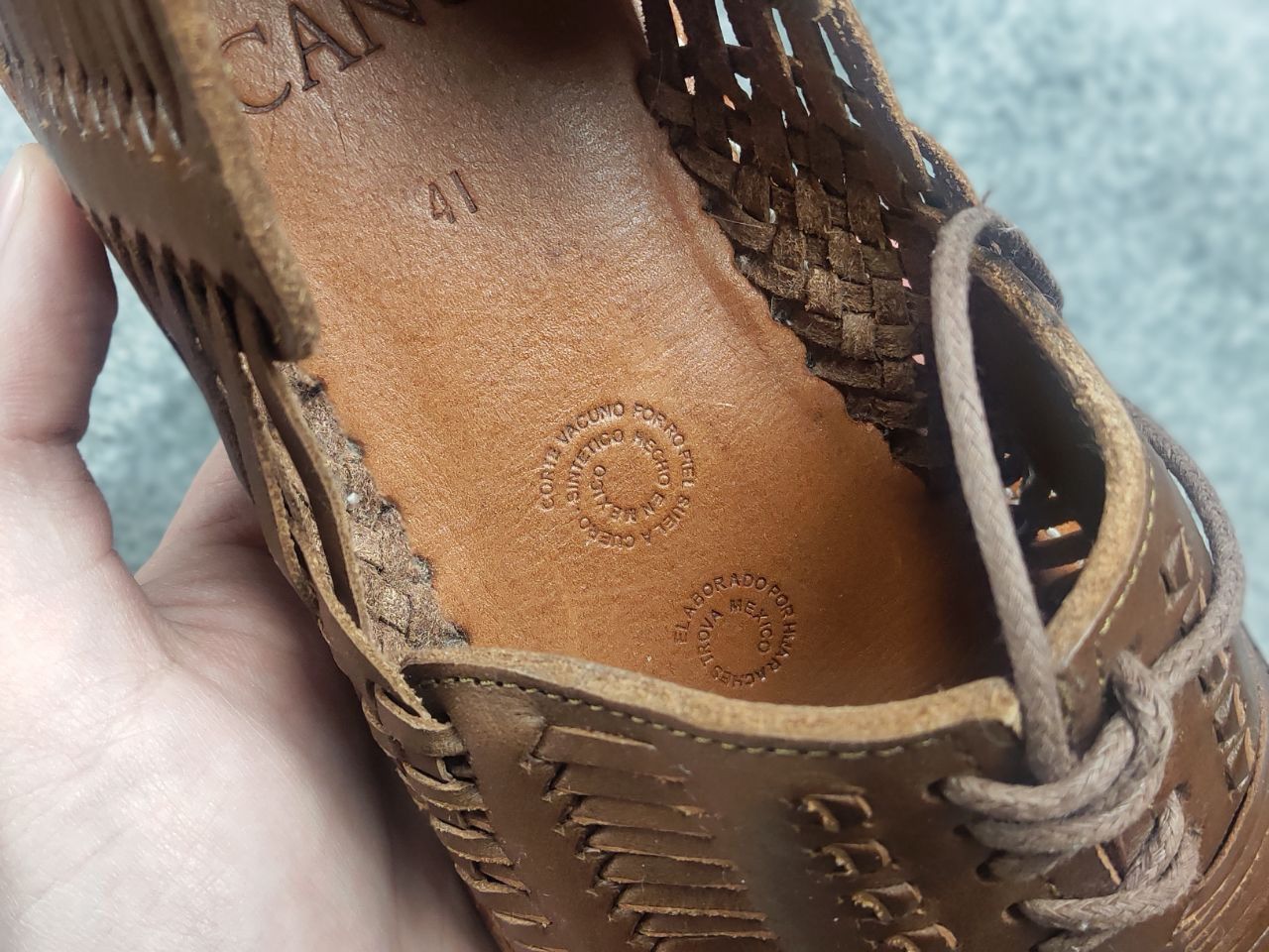 Other Cano Benito Cognac Designer woven leather Casual Shoes Size US 8 / EU 41 - 19 Thumbnail
