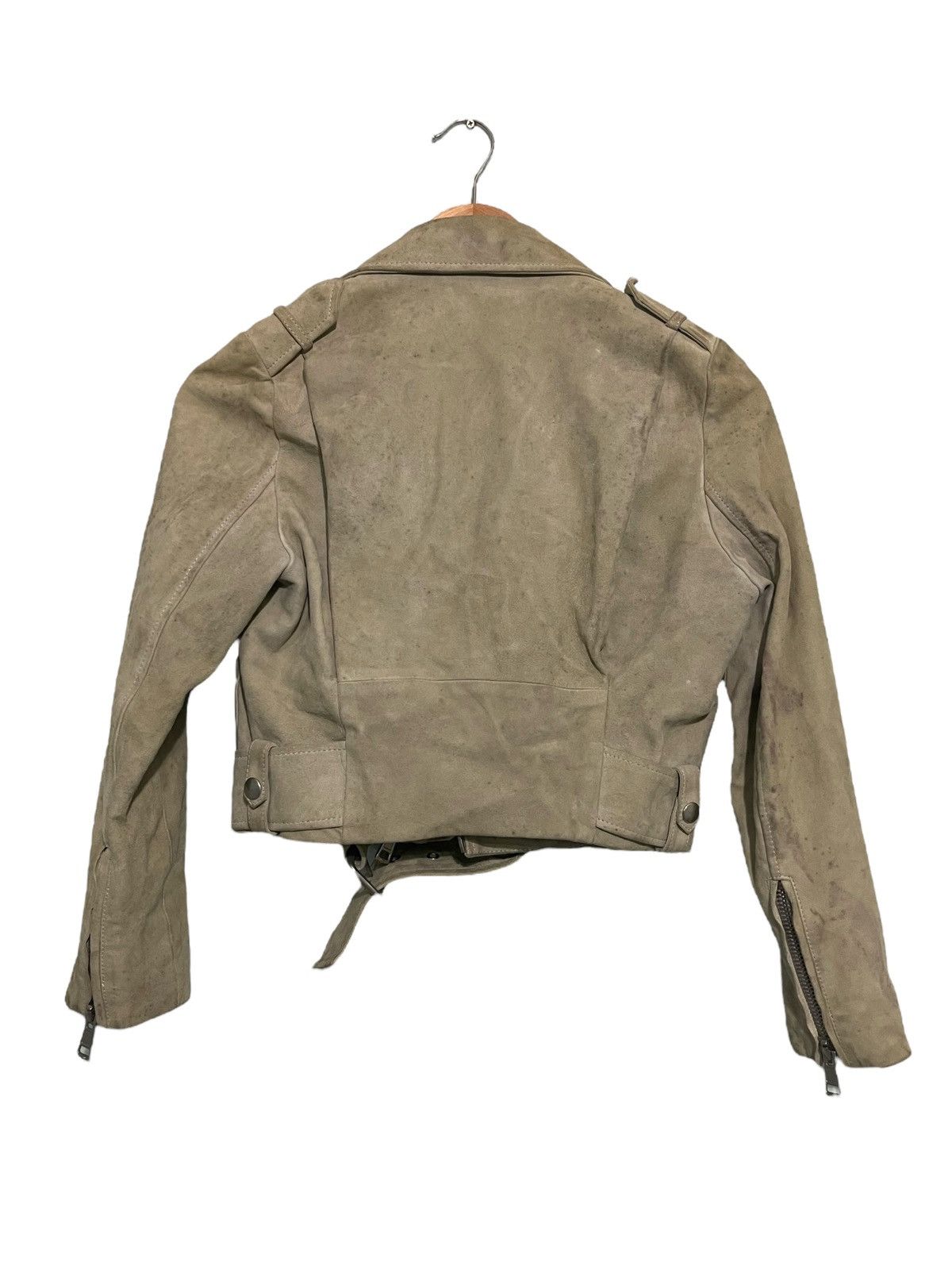 Acne Studios ACNE STUDIOS Suede Biker Jacket Size US S / EU 44-46 / 1 - 12 Thumbnail