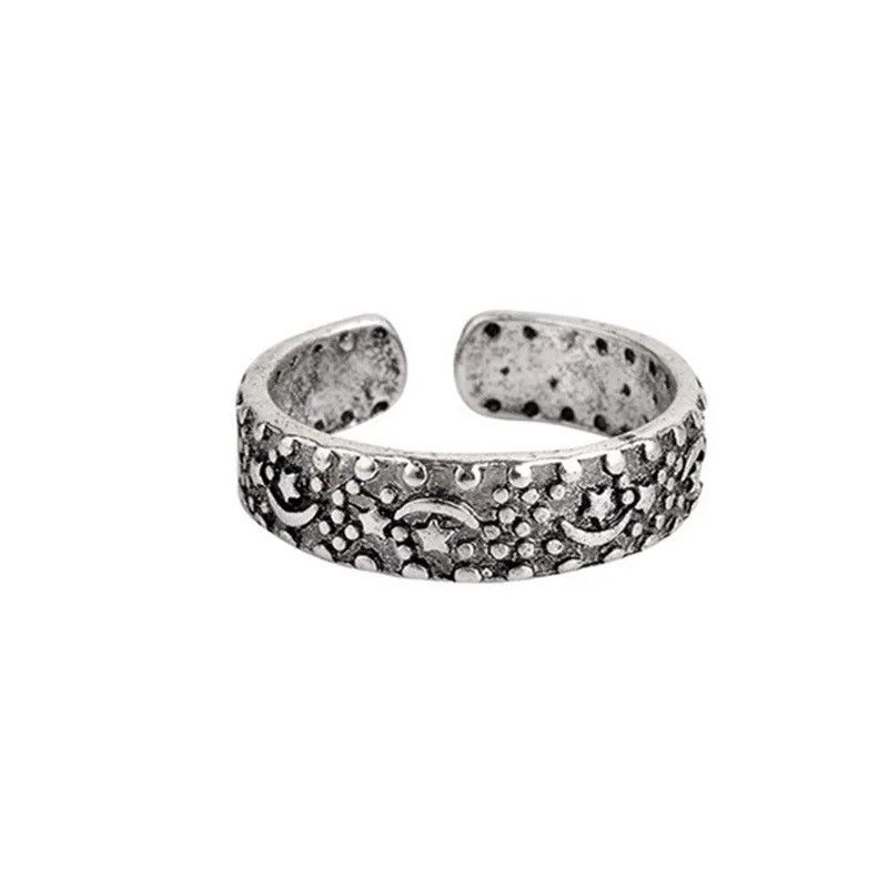 Japanese Brand Vintage Moon Stars Night Ring Size ONE SIZE - 1 Thumbnail