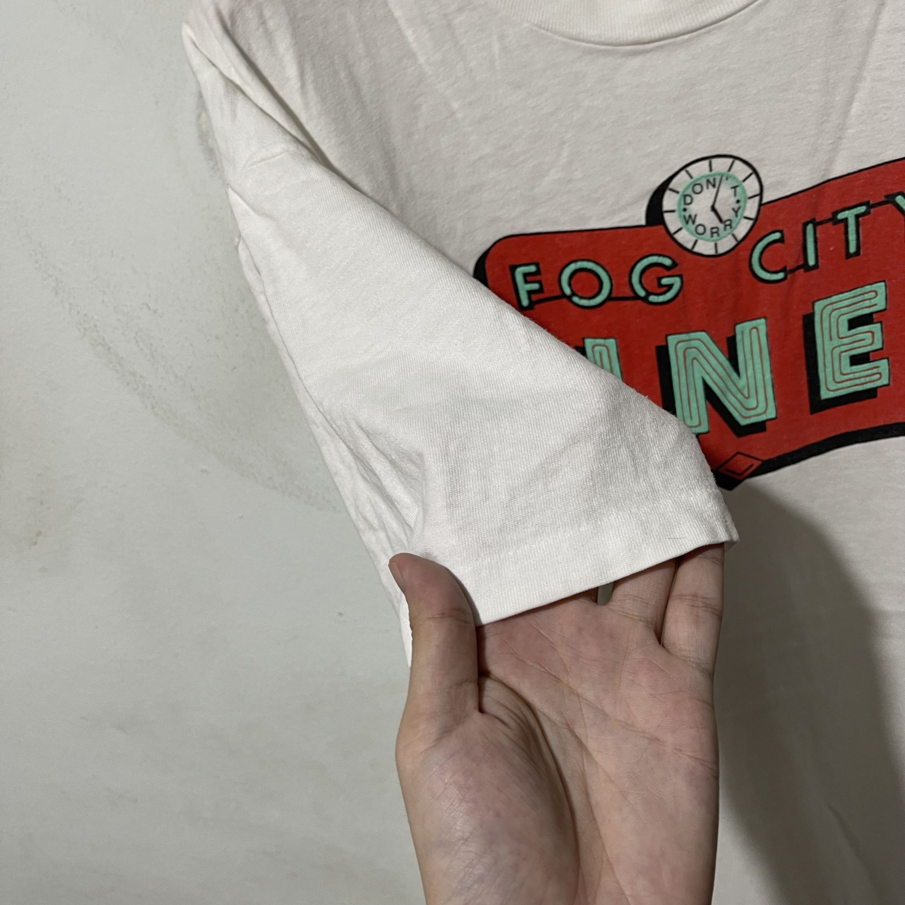 Vintage Vintage 90s Fog City San Francisco T-Shirt Size US XL / EU 56 / 4 - 4 Thumbnail