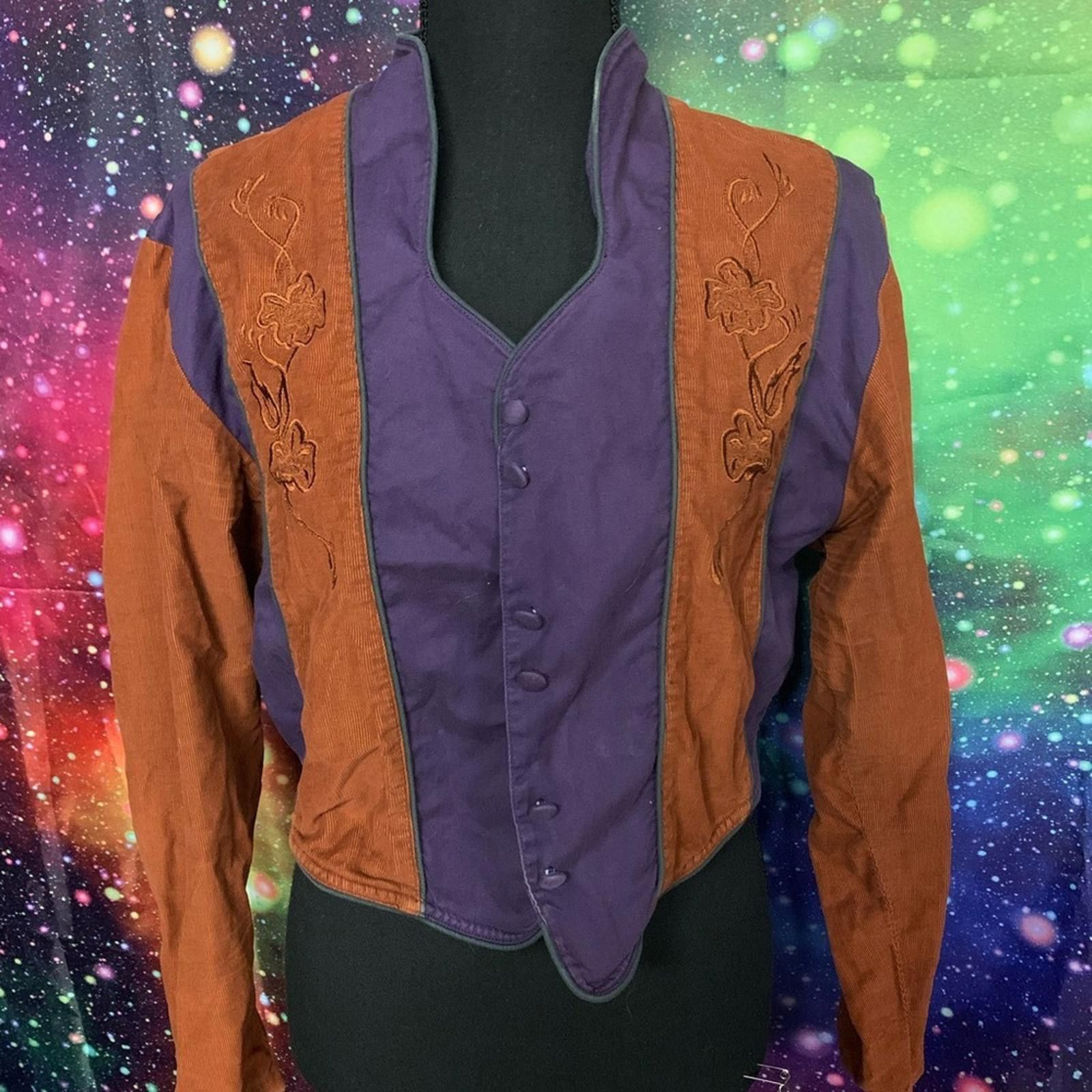 Wrangler Wrangler Vintage Purple Western Jacket Size M / US 6-8 / IT 42-44 - 1 Thumbnail