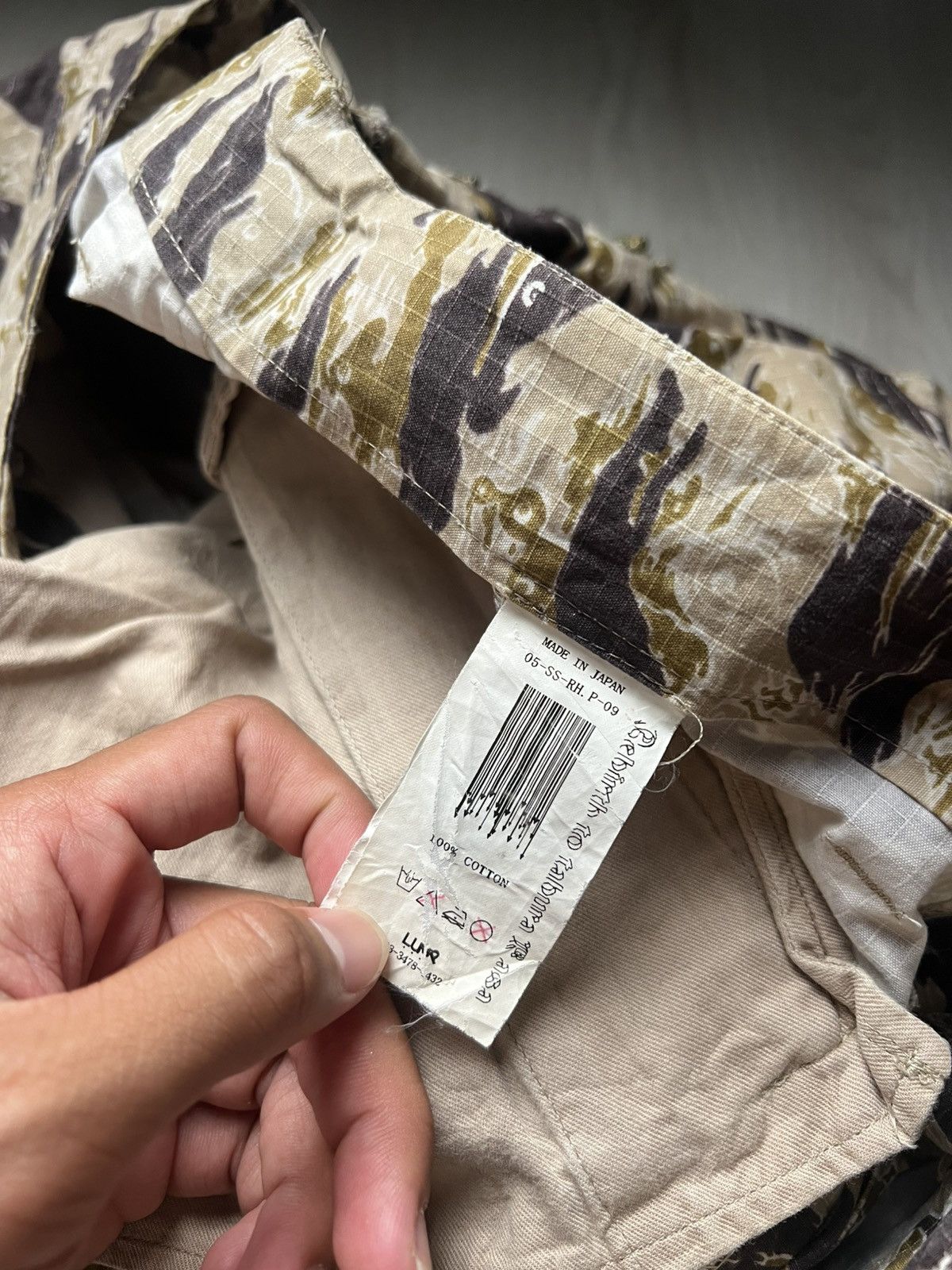 NADA SS05 Nada Rebirth To Tabura Rasa Tiger Stripe Communist Army Size US 34 / EU 50 - 8 Thumbnail