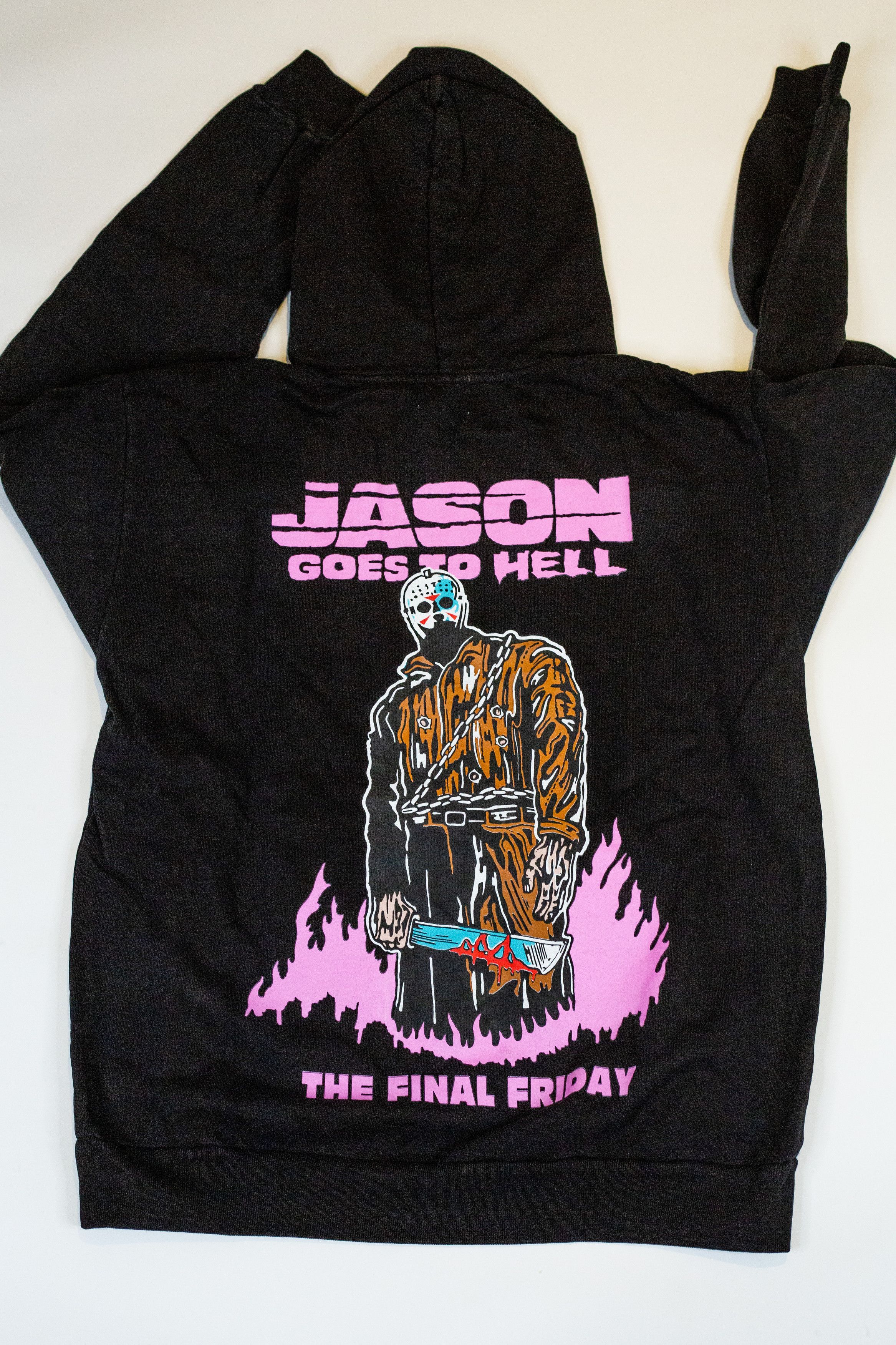 Warren Lotas - Jason Welcome to good Hell Hoodie Brown/Pink