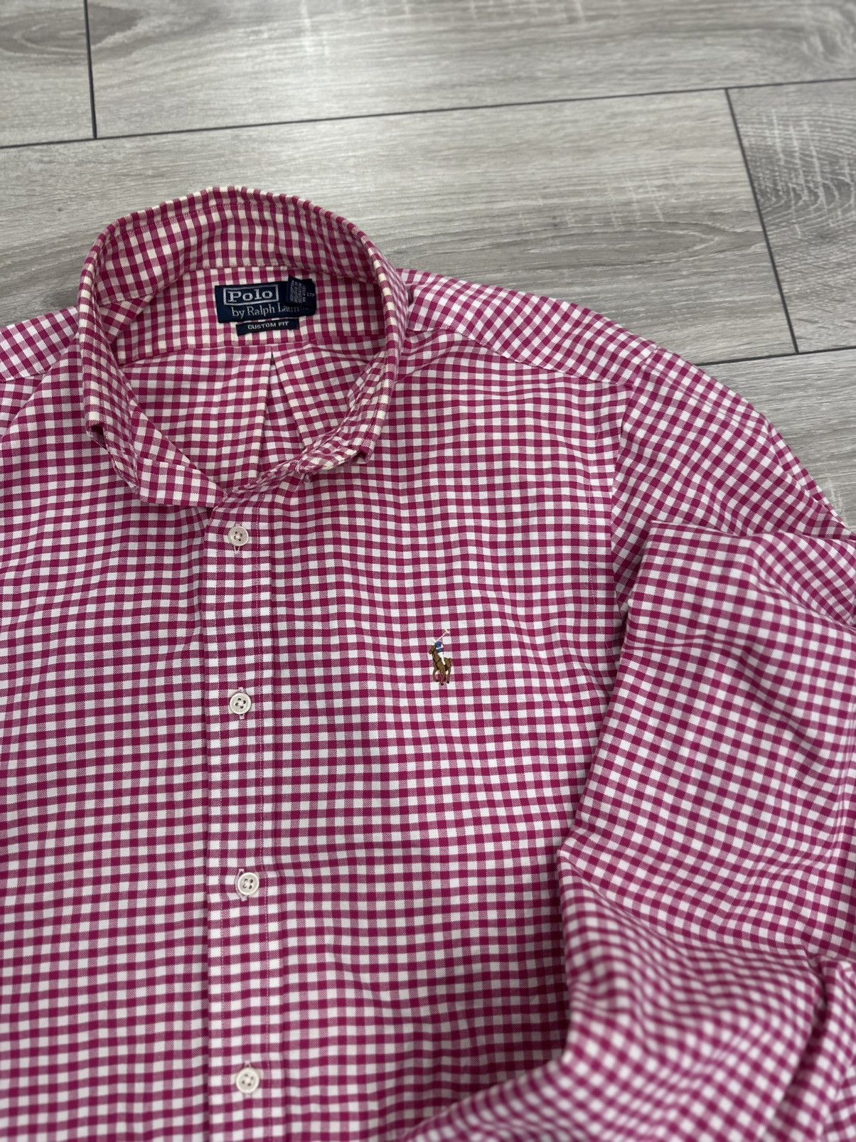 Polo Ralph Lauren Polo Ralph Lauren Pink Stripped Shirt Old Money Style Size US L / EU 52-54 / 3 - 4 Thumbnail