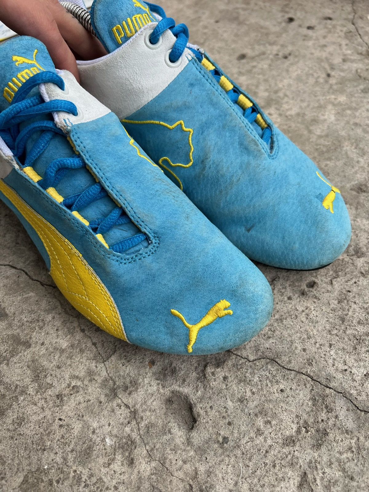 Puma × Vintage 2000s Puma Speedcat Suede Sneakers Japanese Style y2k Size US 7.5 / EU 40-41 - 7 Thumbnail