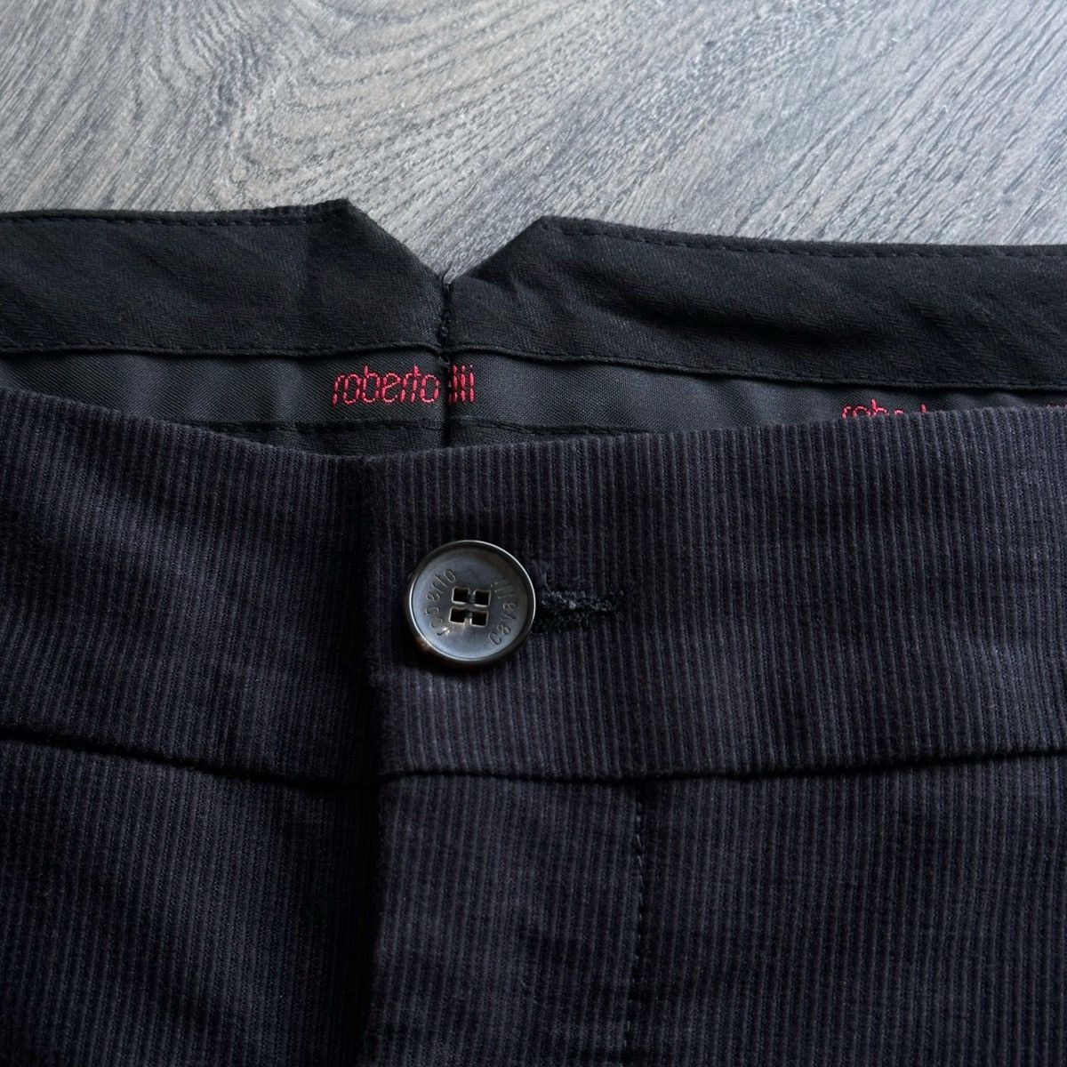 Roberto Cavalli Vintage Roberto Cavalli Boot Cut Black Trousers Size US 32 / EU 48 - 4 Thumbnail