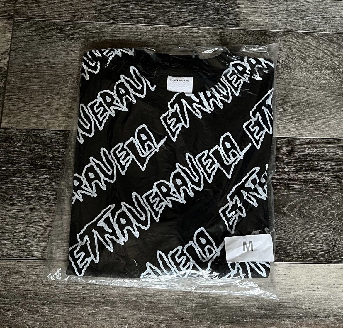 Other Fakemink Etna Vera Vela All Over Print S/S Black Tee Shirt Size US M / EU 48-50 / 2 - 6 Thumbnail