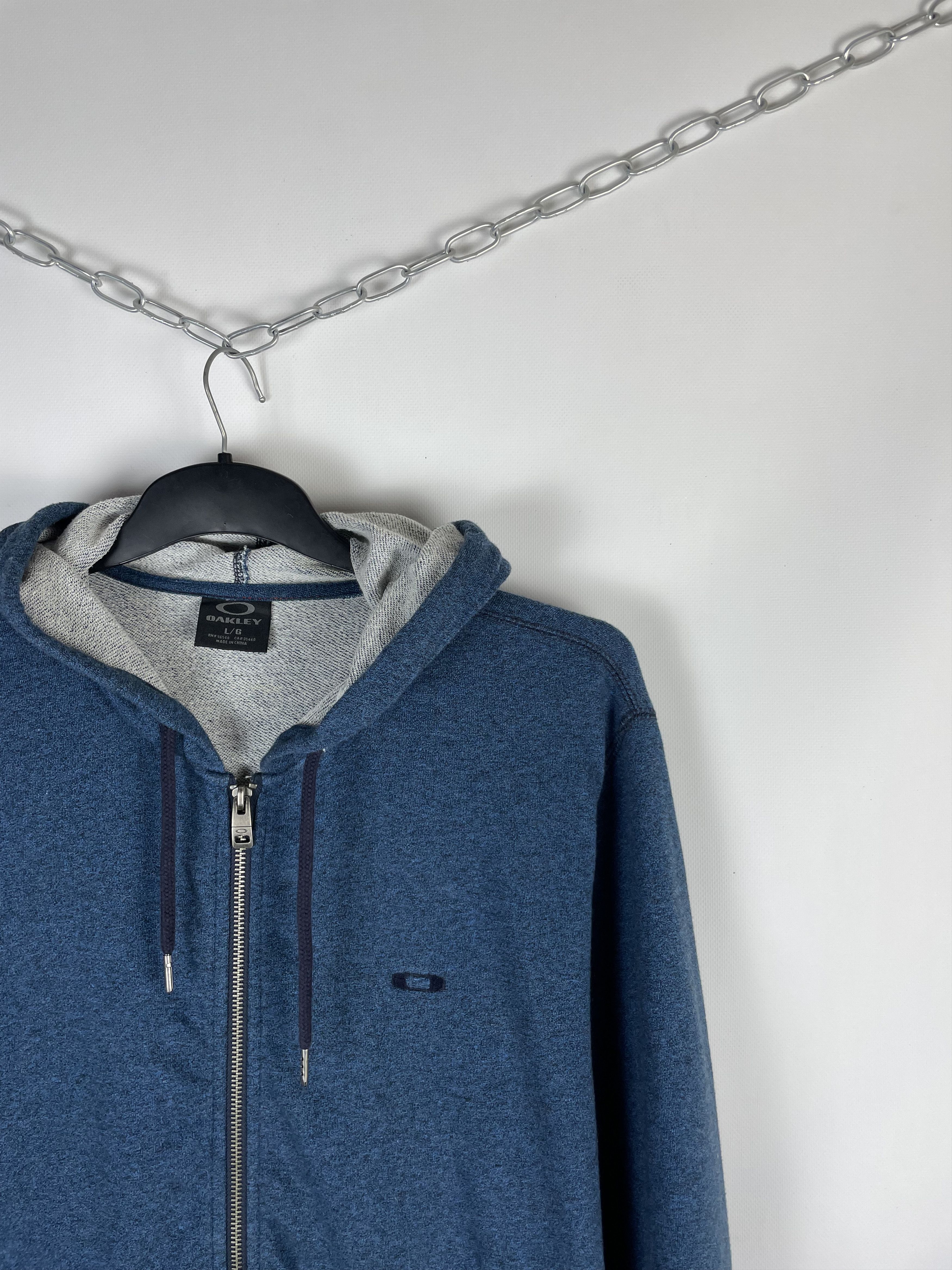 Oakley Vintage 90s Oakley Zip Up Hoodie Size US L / EU 52-54 / 3 - 4 Thumbnail