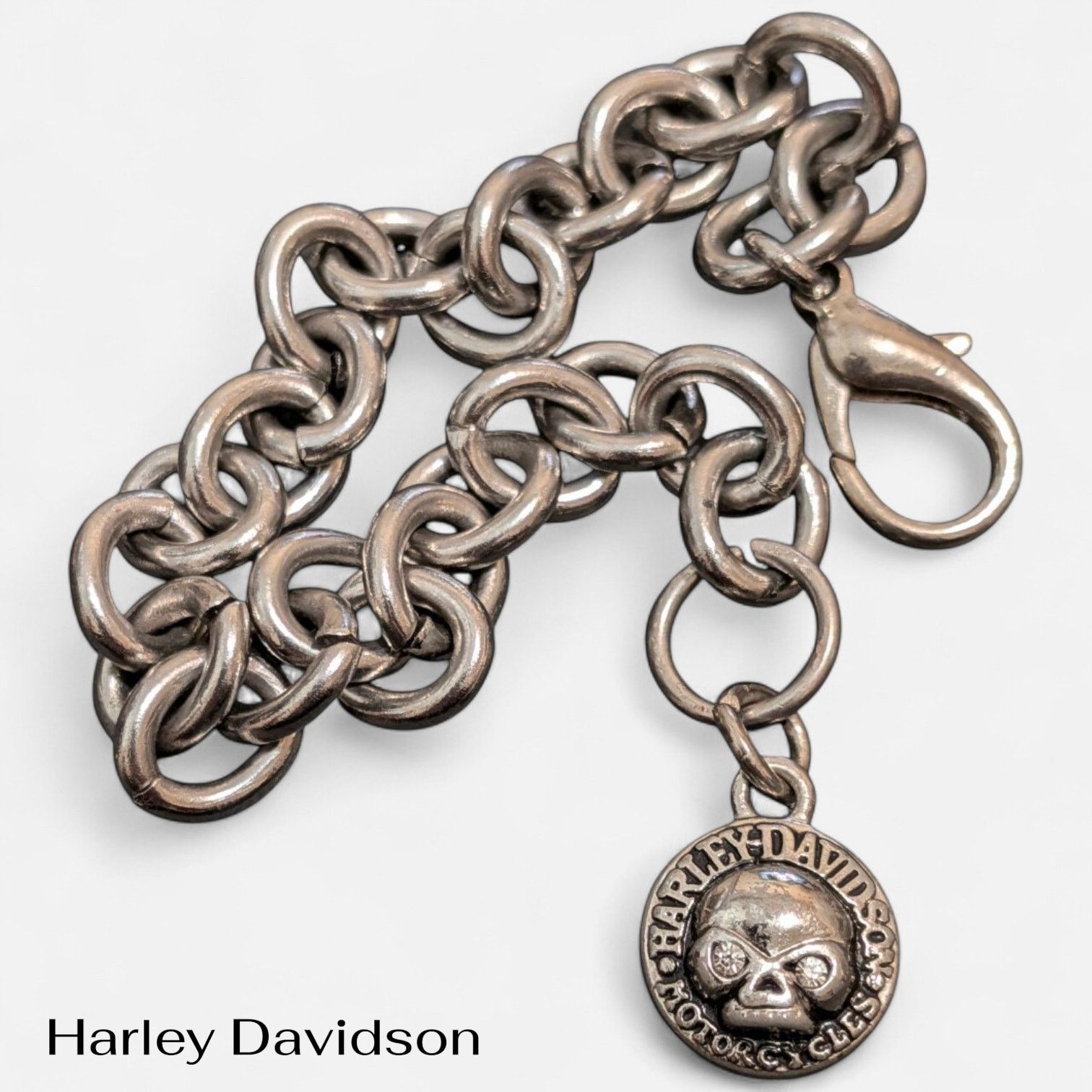 Harley Davidson HARLEY DAVIDSON 3 Chain Barbed Wire & Willie G Wallet Chain Size ONE SIZE - 4 Thumbnail
