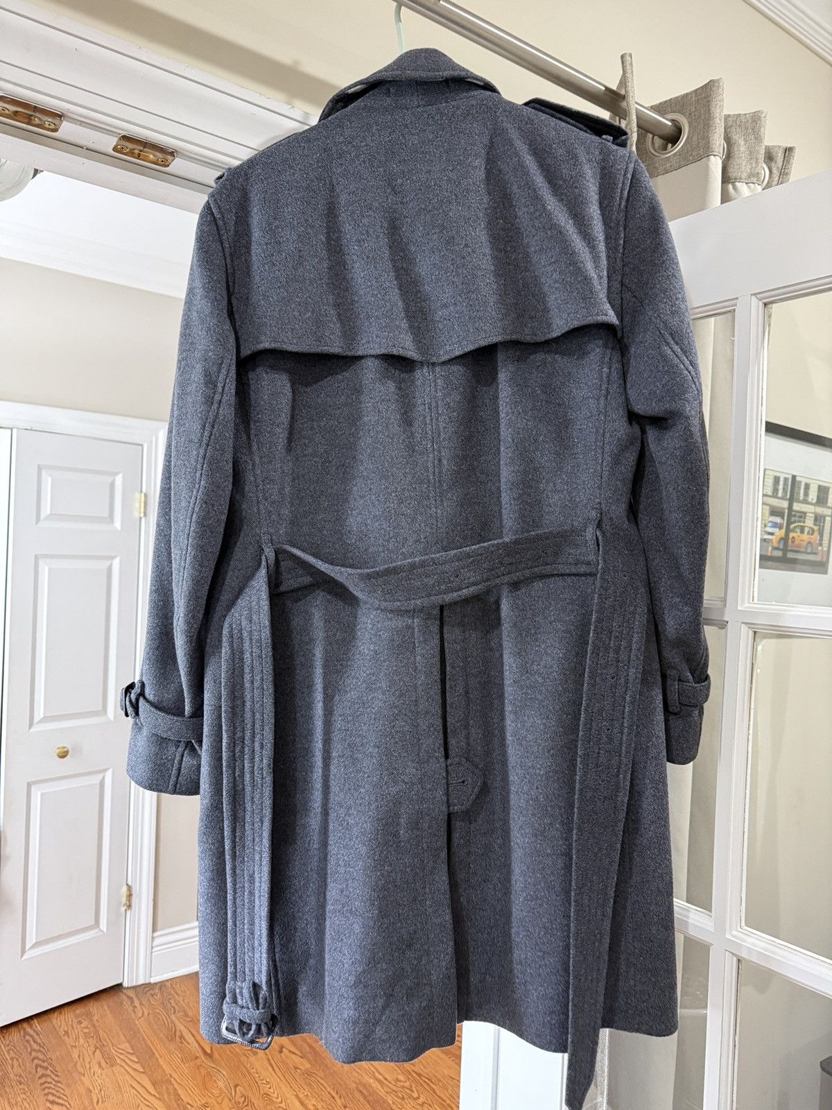 Burberry Burberry Wool Cashmere Grey Coat Size US S / EU 44-46 / 1 - 2 Thumbnail
