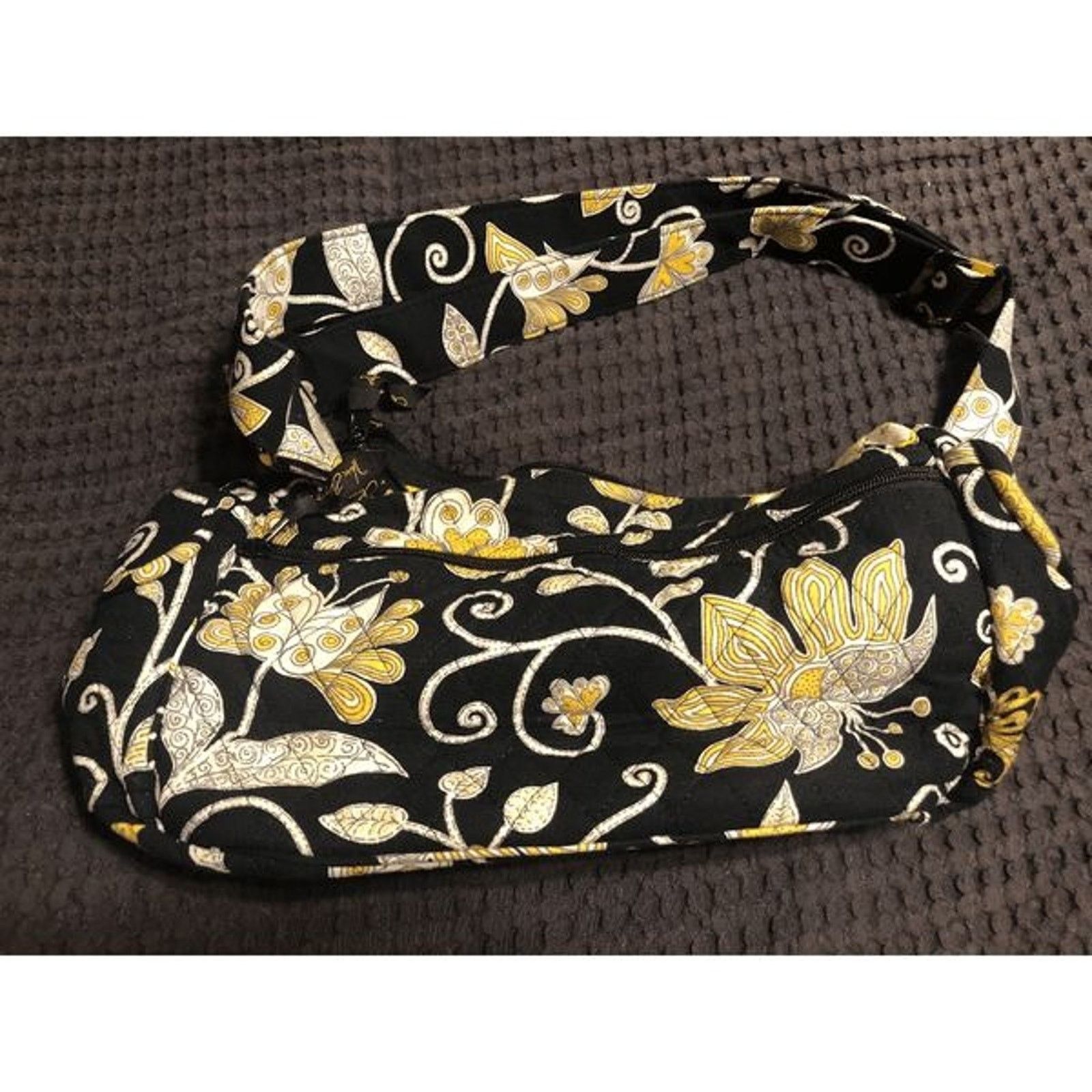 Vera Bradley Vera Bradley On the Go Shoulder Purse Yellow Bird Style Size ONE SIZE - 9 Thumbnail