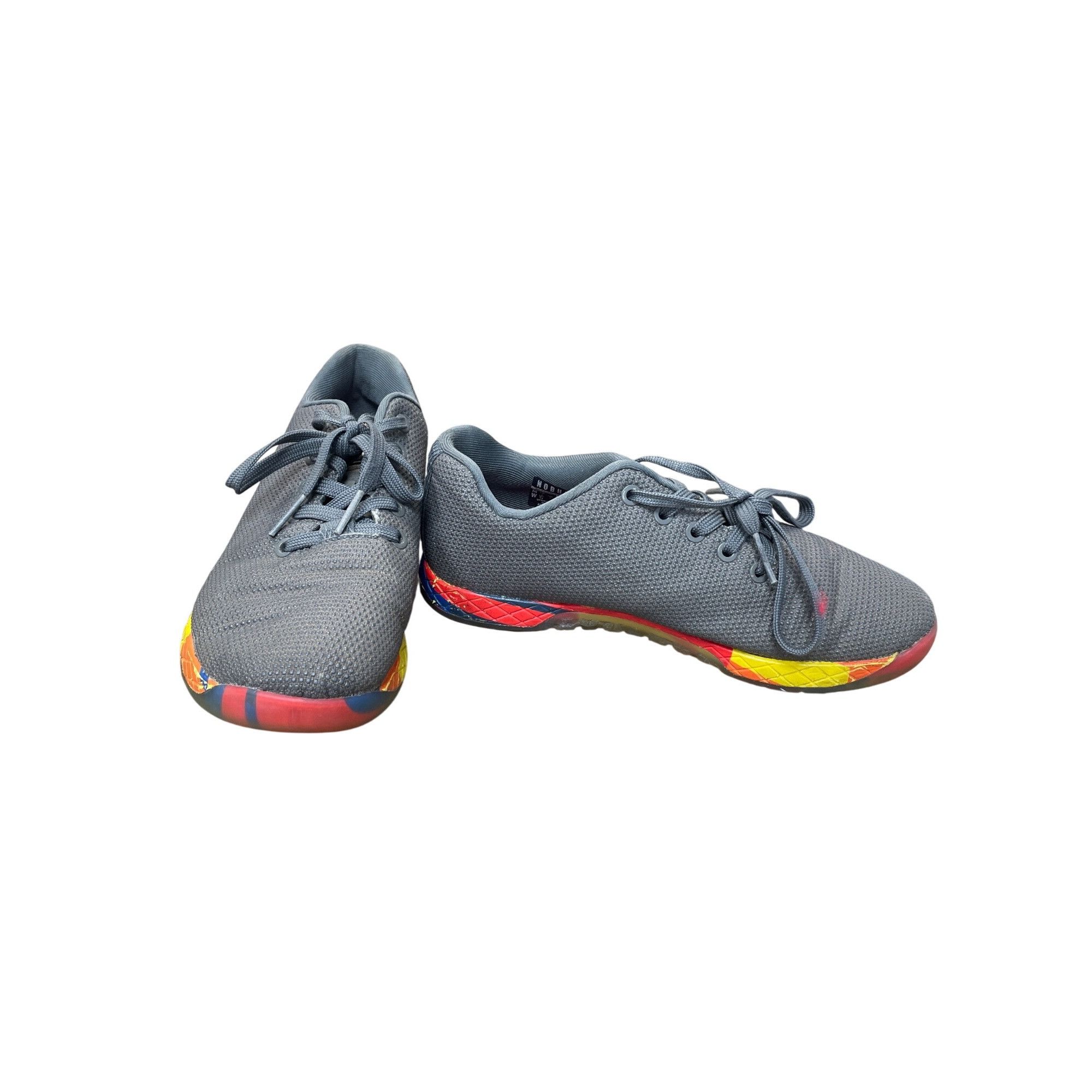 Other NoBull Womans Gray Red yellow Run walk sneakers Sz 8.5 SKU 9 Size US 8.5 / IT 38.5 - 1 Thumbnail