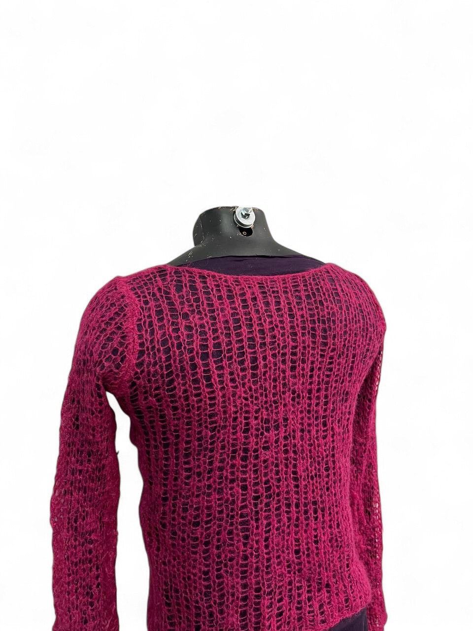 Diesel Diesel pink mohair open knit sweater layering y2k Size M / US 6-8 / IT 42-44 - 9 Thumbnail